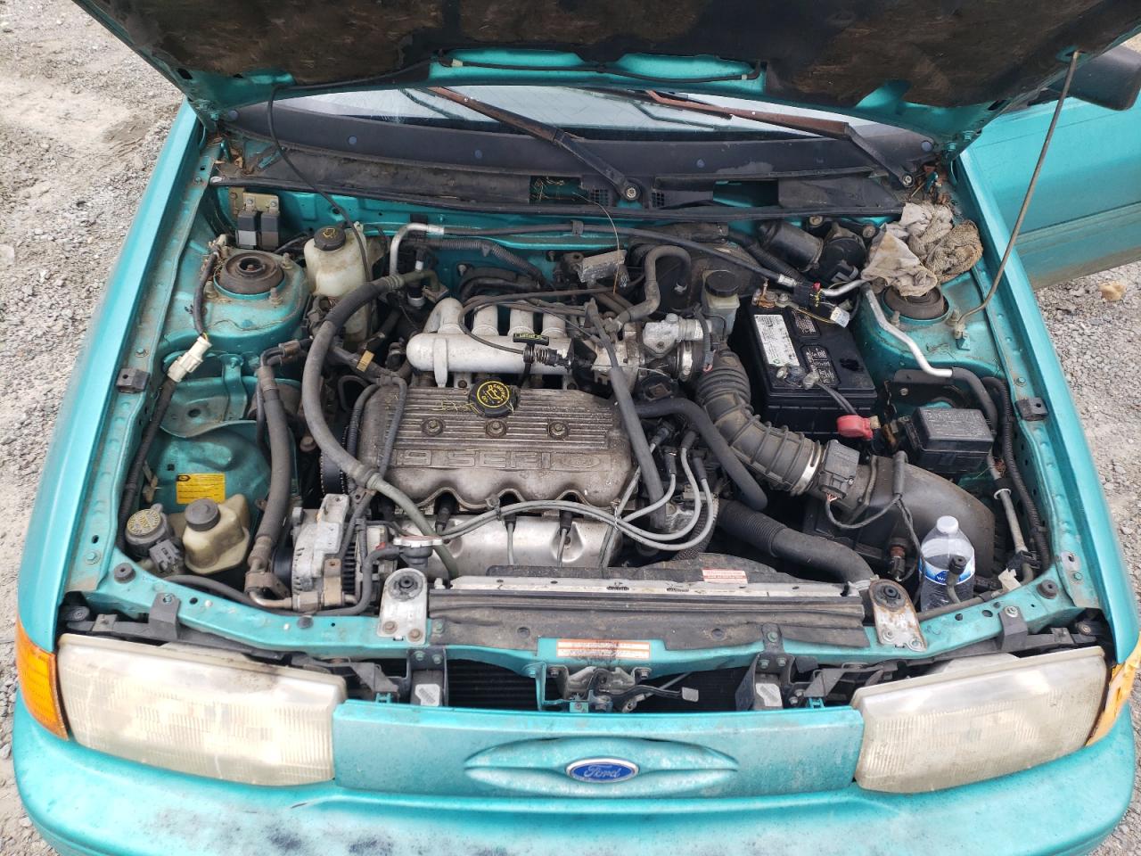 1996 Ford Escort Lx Turquoise vin: 1FASP11J0TW132782