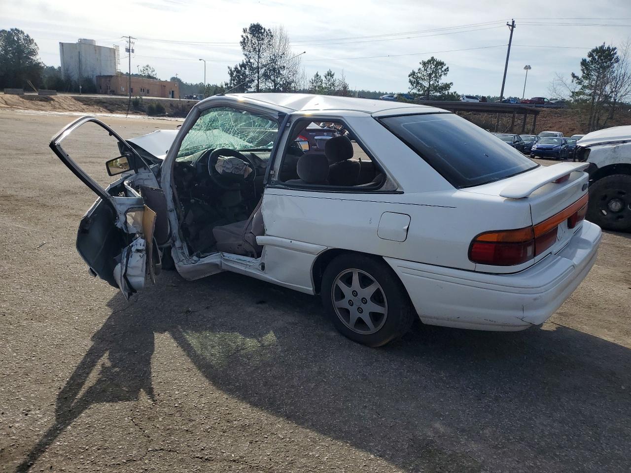 1995 Ford Escort Lx White vin: 1FASP11J1SW239158
