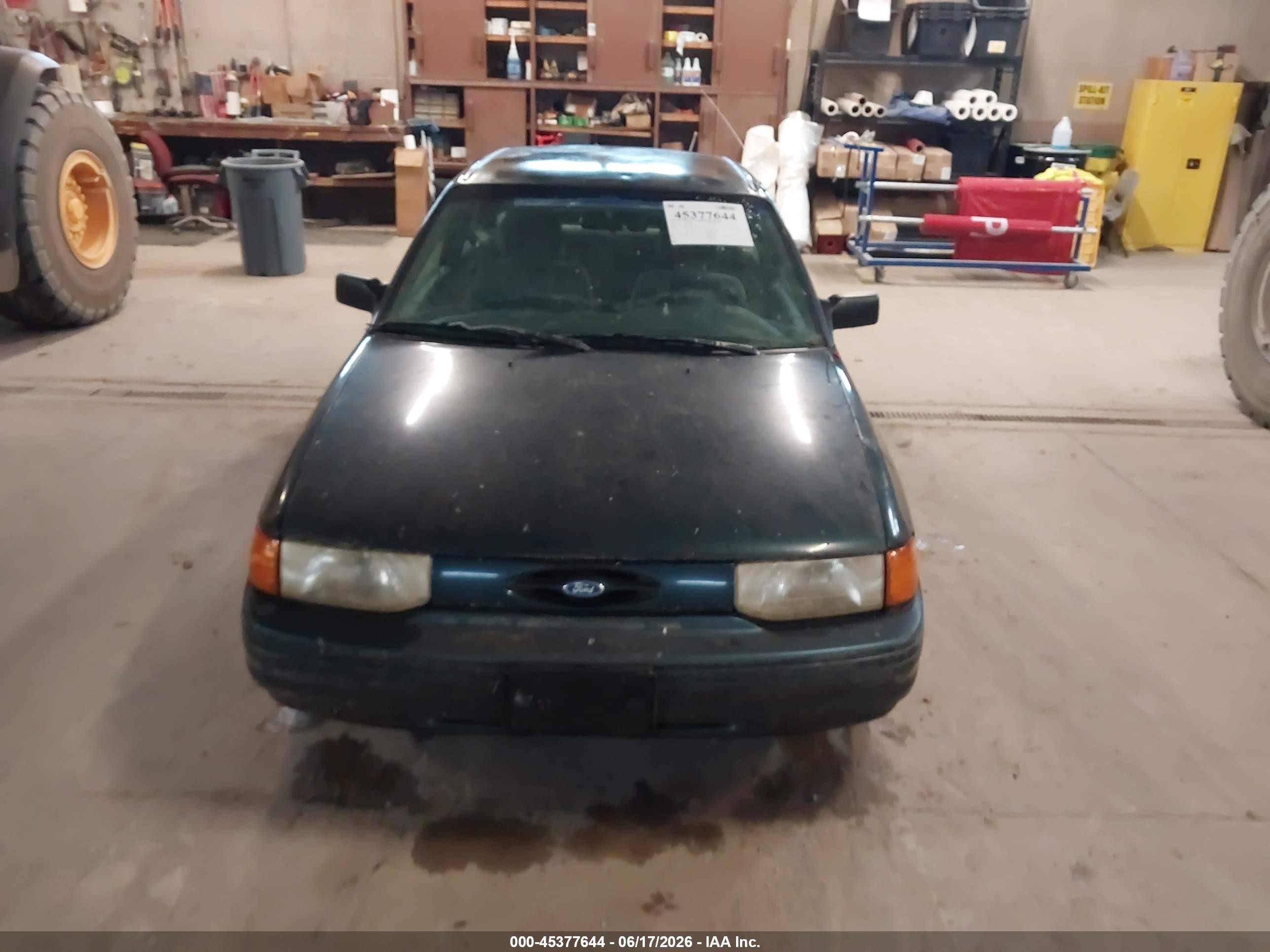 1995 Ford Escort Lx/sport Green vin: 1FASP11J3SW340380
