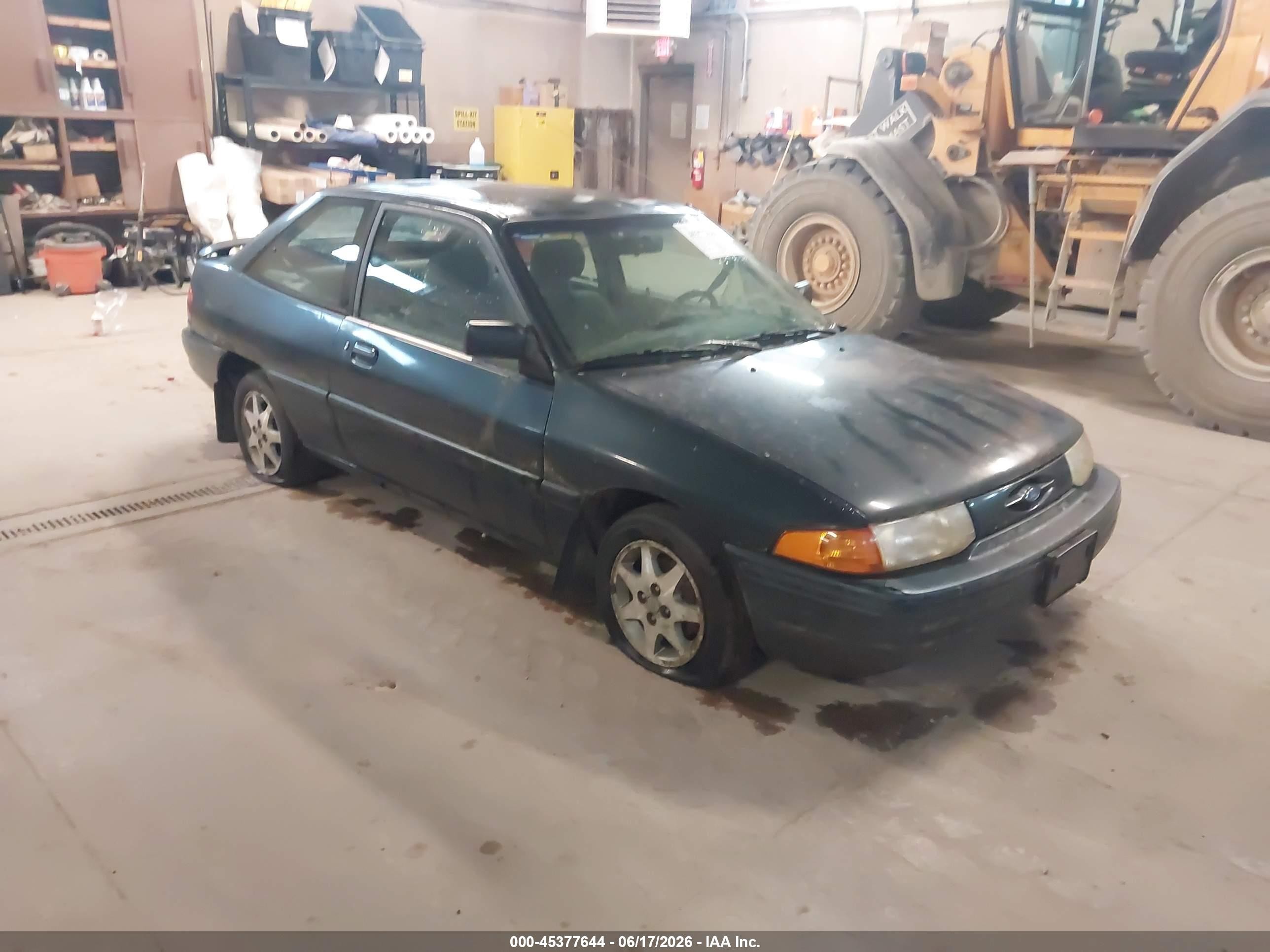 1995 Ford Escort Lx/sport Green vin: 1FASP11J3SW340380