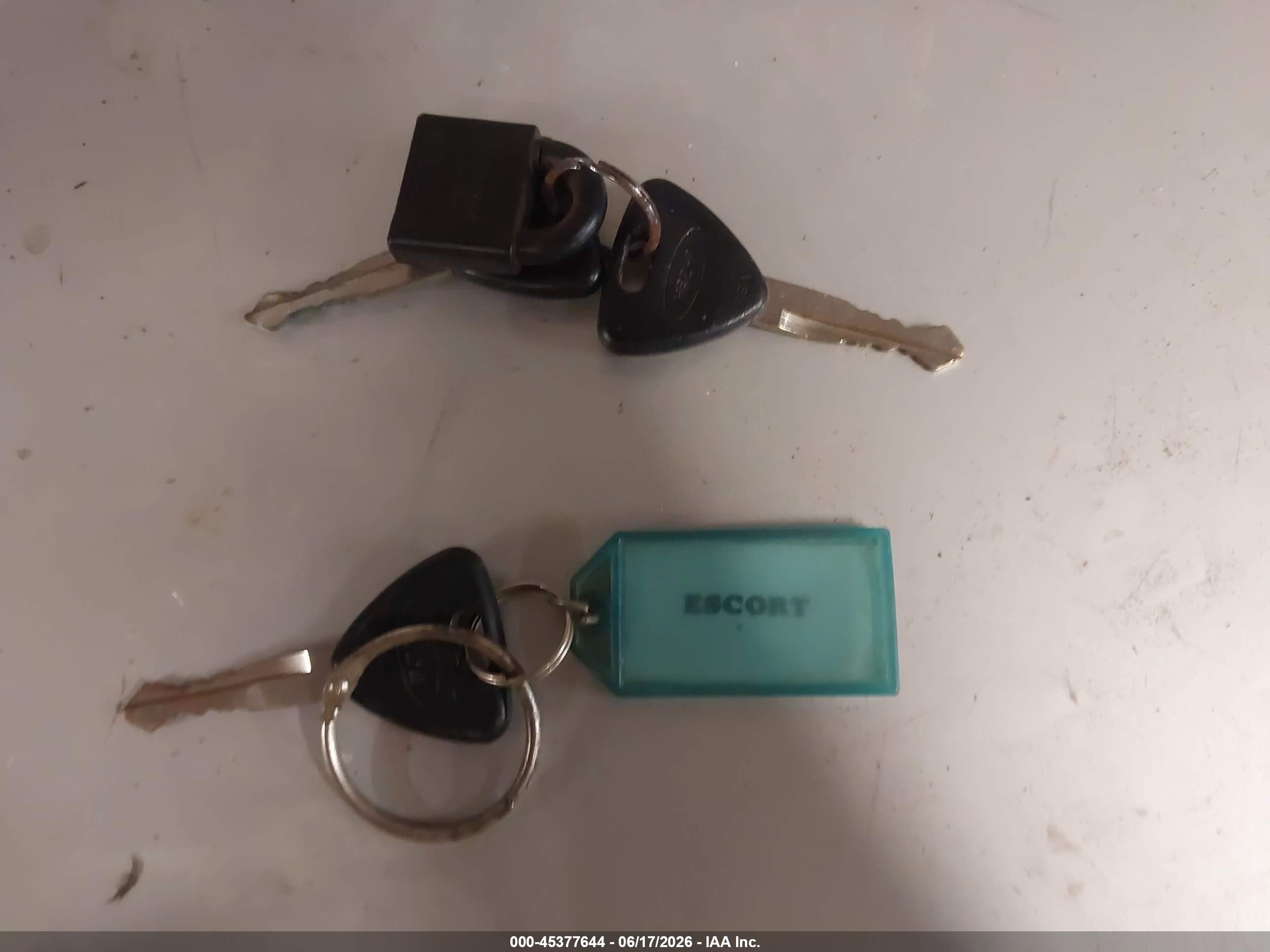 1995 Ford Escort Lx/sport Green vin: 1FASP11J3SW340380
