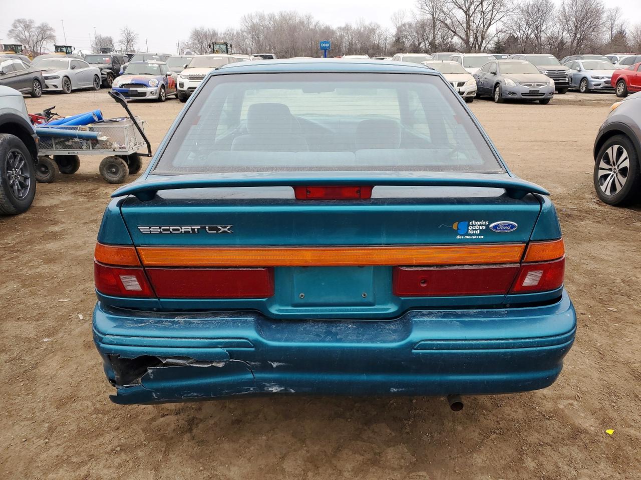 1995 Ford Escort Lx Green vin: 1FASP11J4SW337102