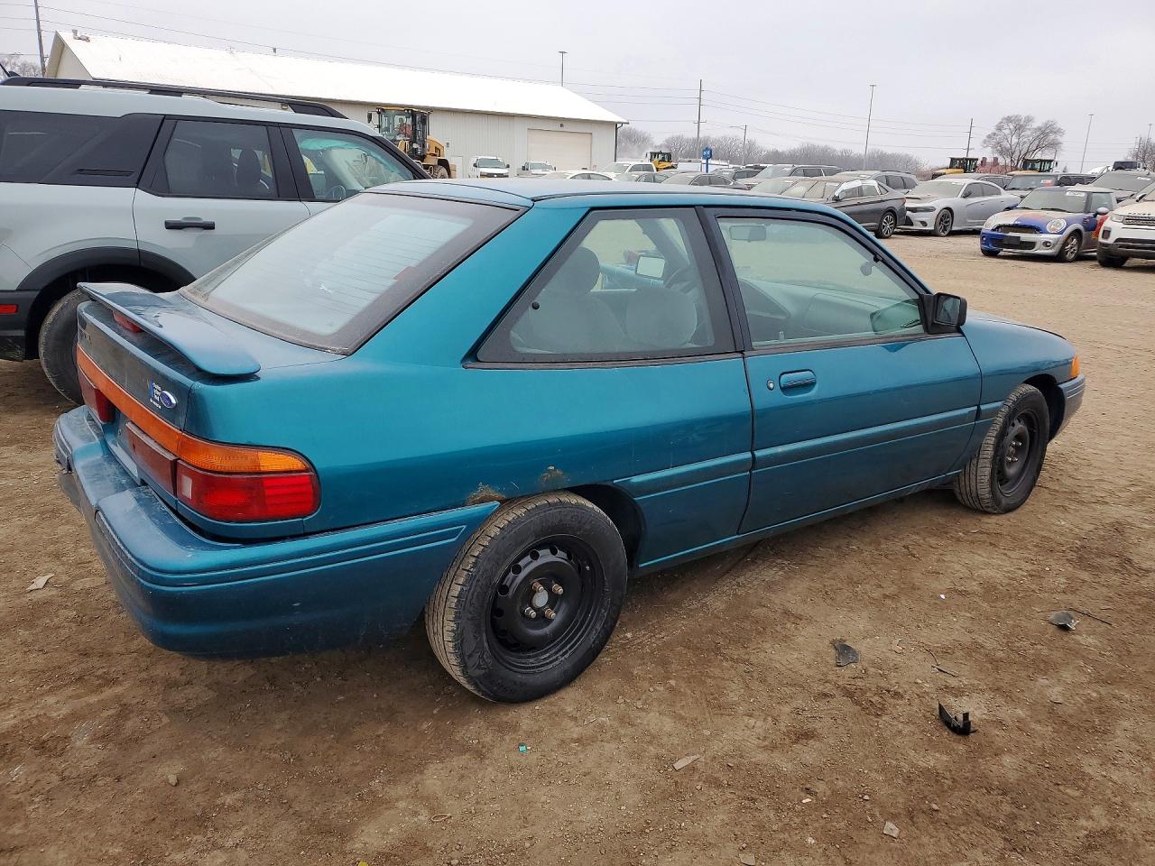 1995 Ford Escort Lx Green vin: 1FASP11J4SW337102