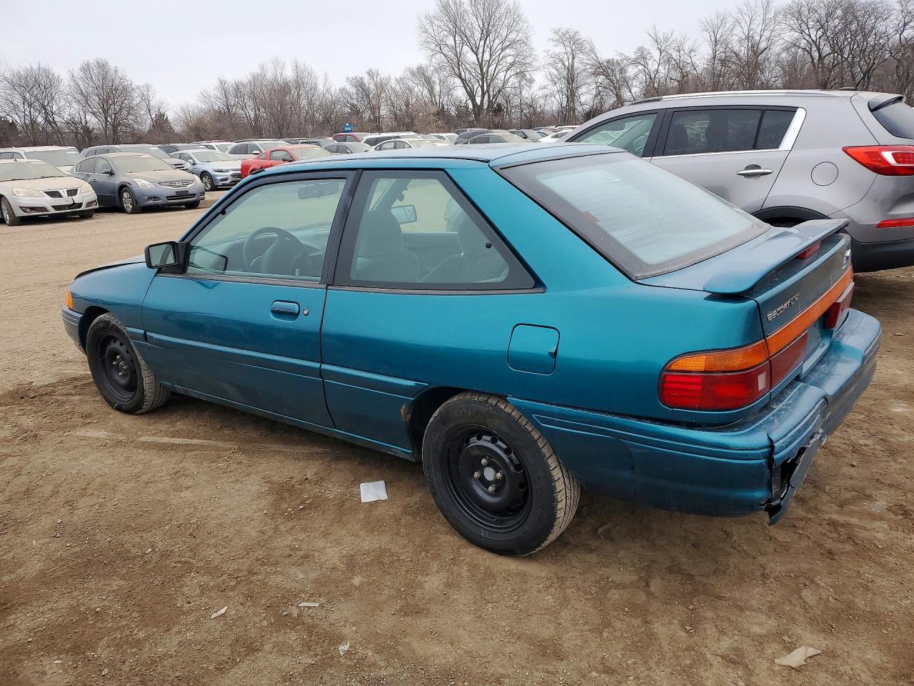 1995 Ford Escort Lx Green vin: 1FASP11J4SW337102
