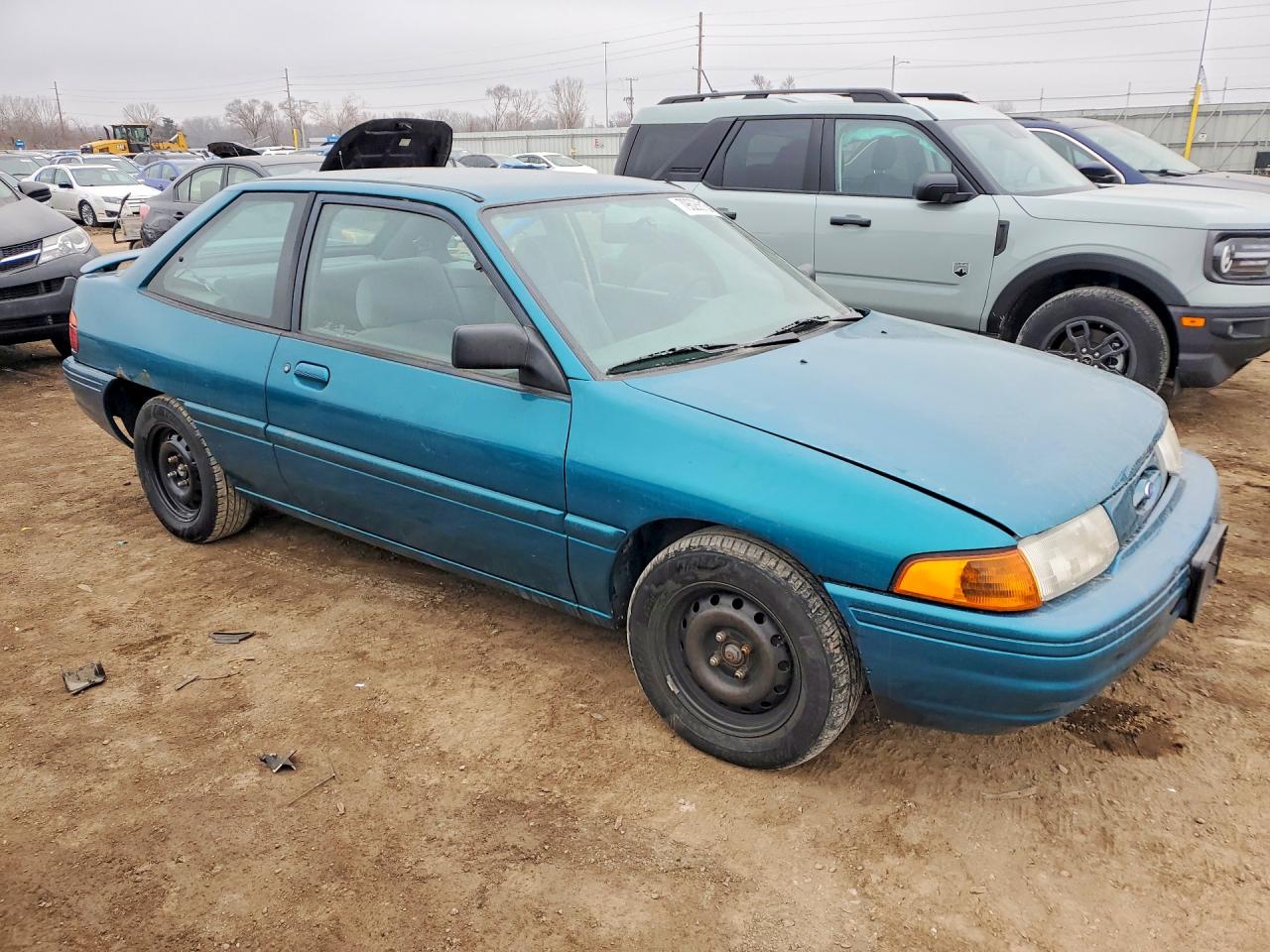 1995 Ford Escort Lx Green vin: 1FASP11J4SW337102