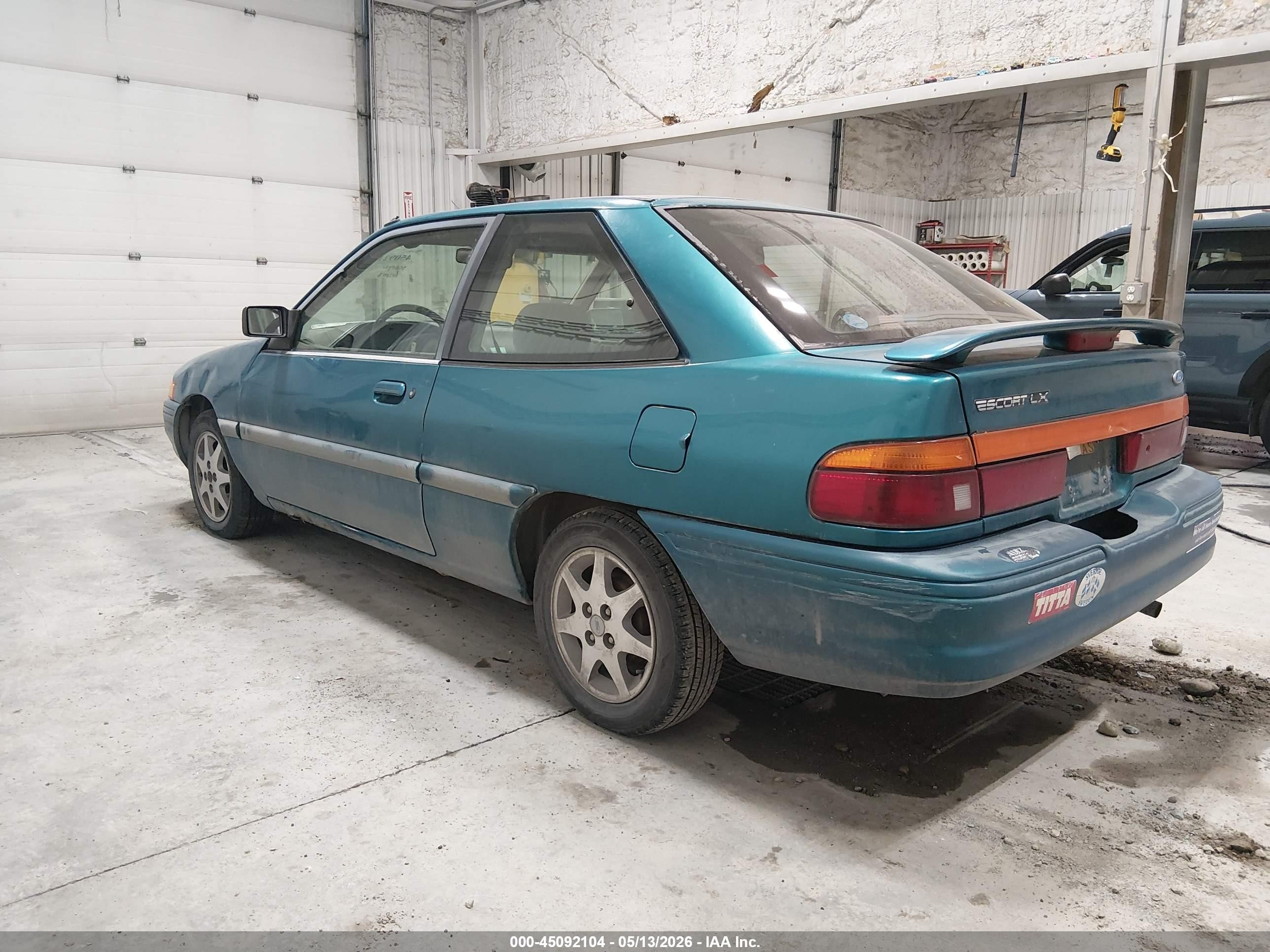 1995 Ford Escort Lx/sport Green vin: 1FASP11J5SW291537