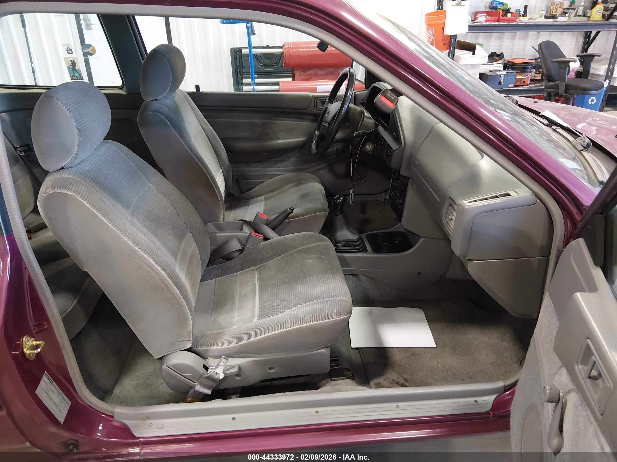 1995 Ford Escort Lx/sport Burgundy vin: 1FASP11J7SW261861