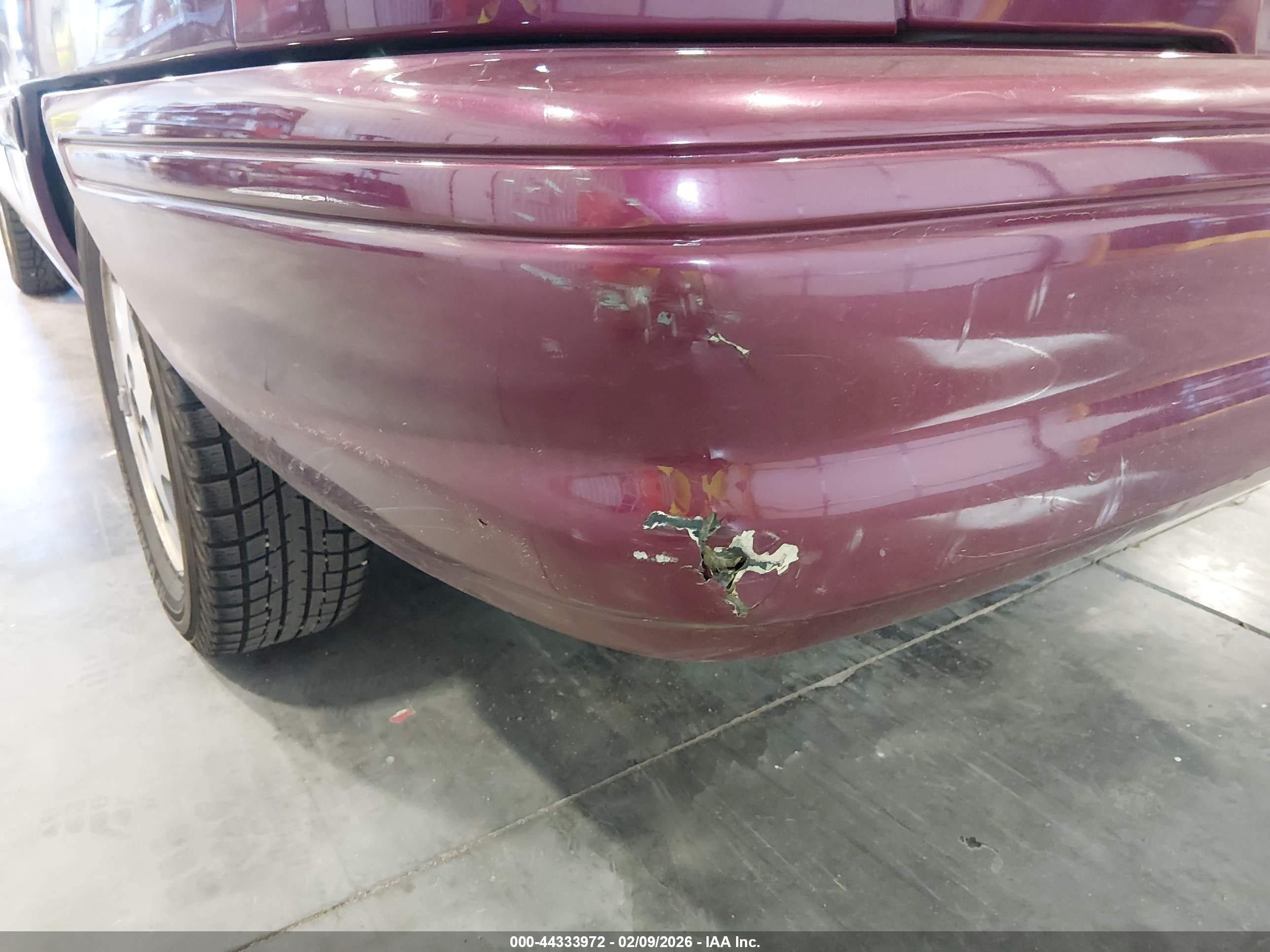 1995 Ford Escort Lx/sport Burgundy vin: 1FASP11J7SW261861