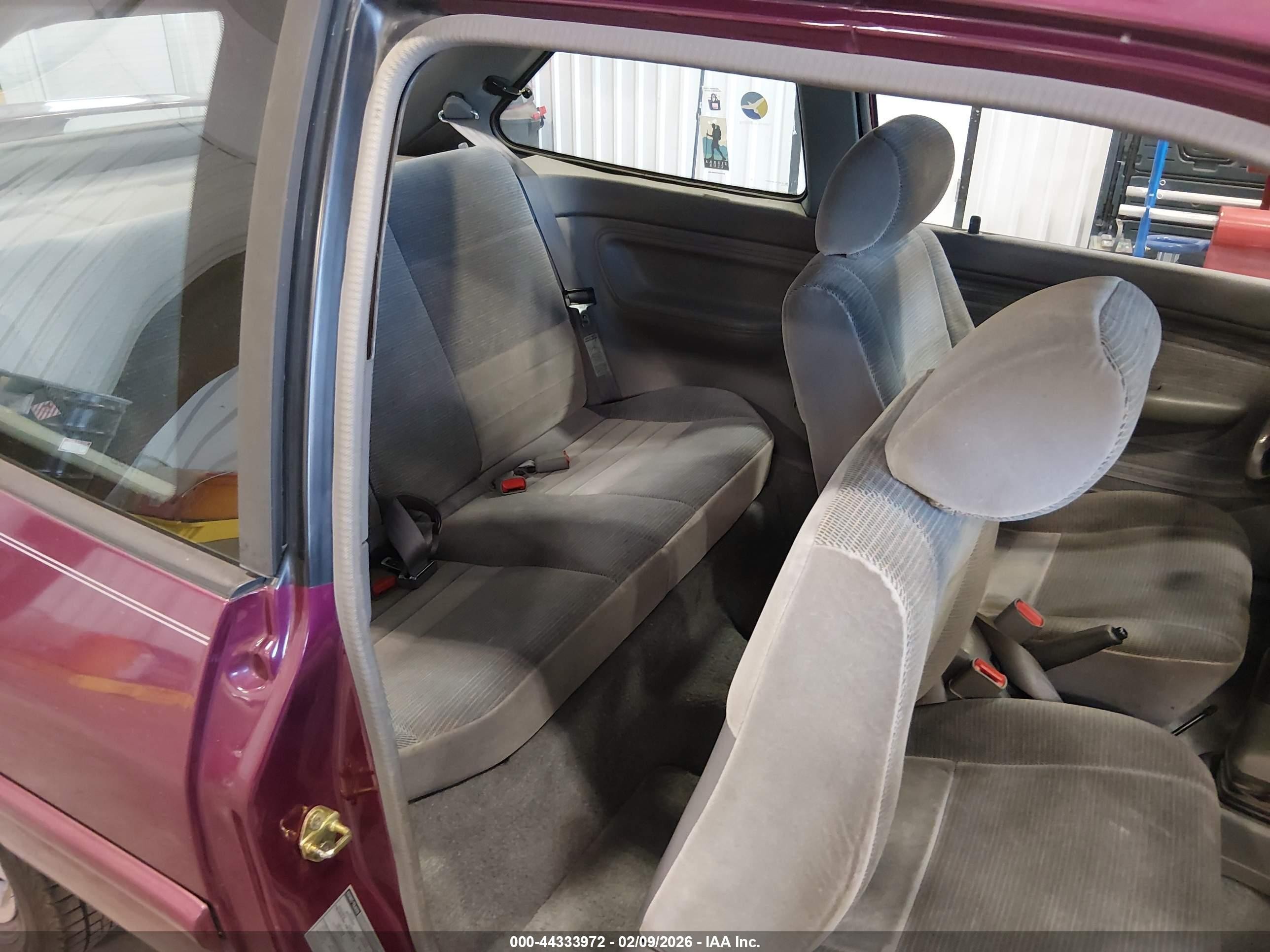 1995 Ford Escort Lx/sport Burgundy vin: 1FASP11J7SW261861