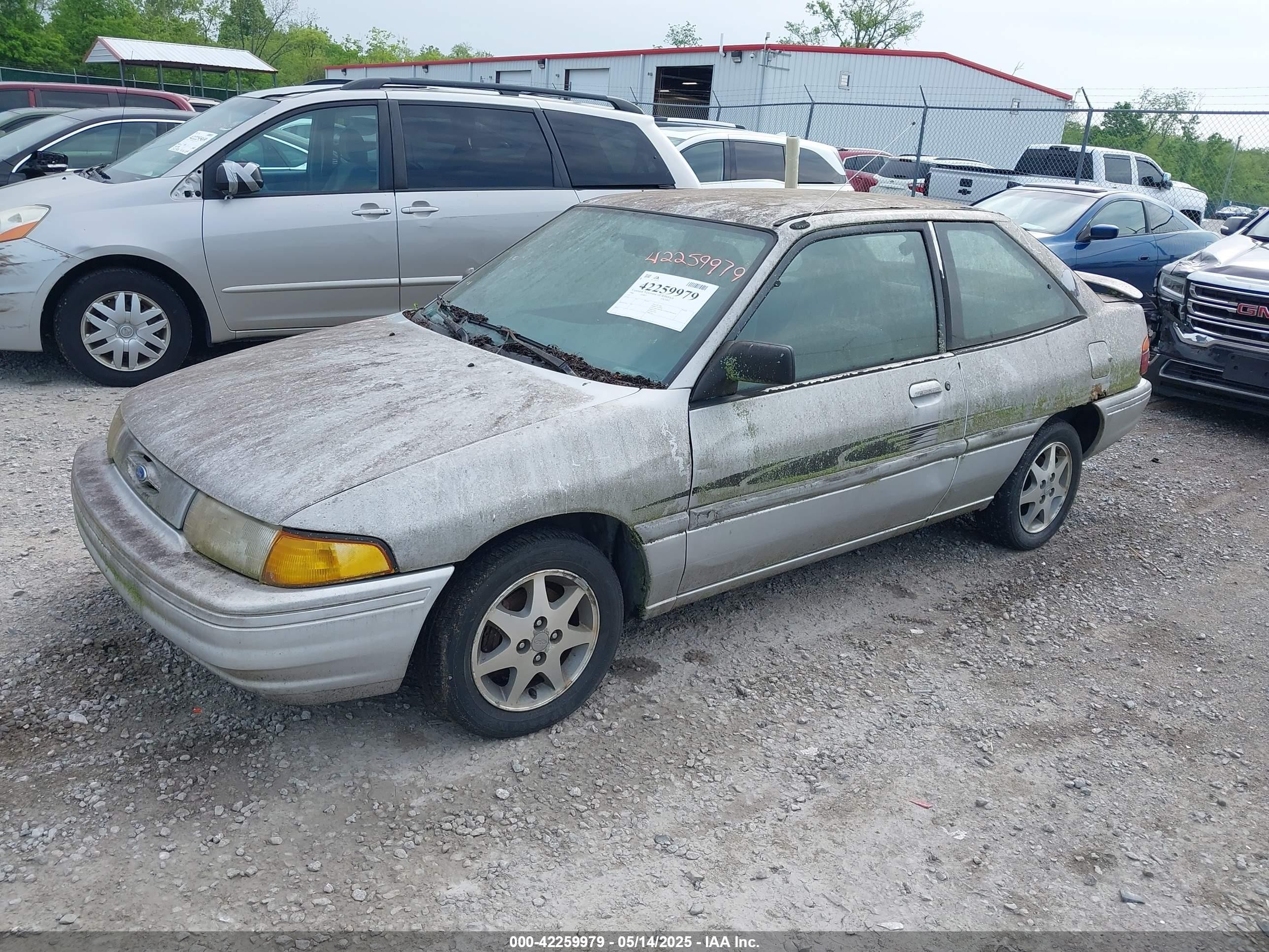 1996 Ford Escort Lx Silver vin: 1FASP11J9TW180412