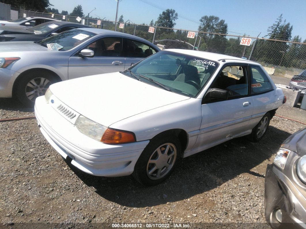 1995 Ford Escort Gt White vin: 1FASP1283SW122791
