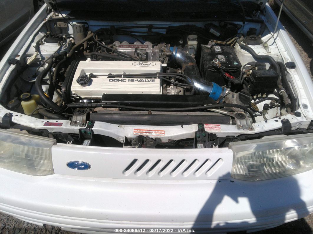 1995 Ford Escort Gt White vin: 1FASP1283SW122791