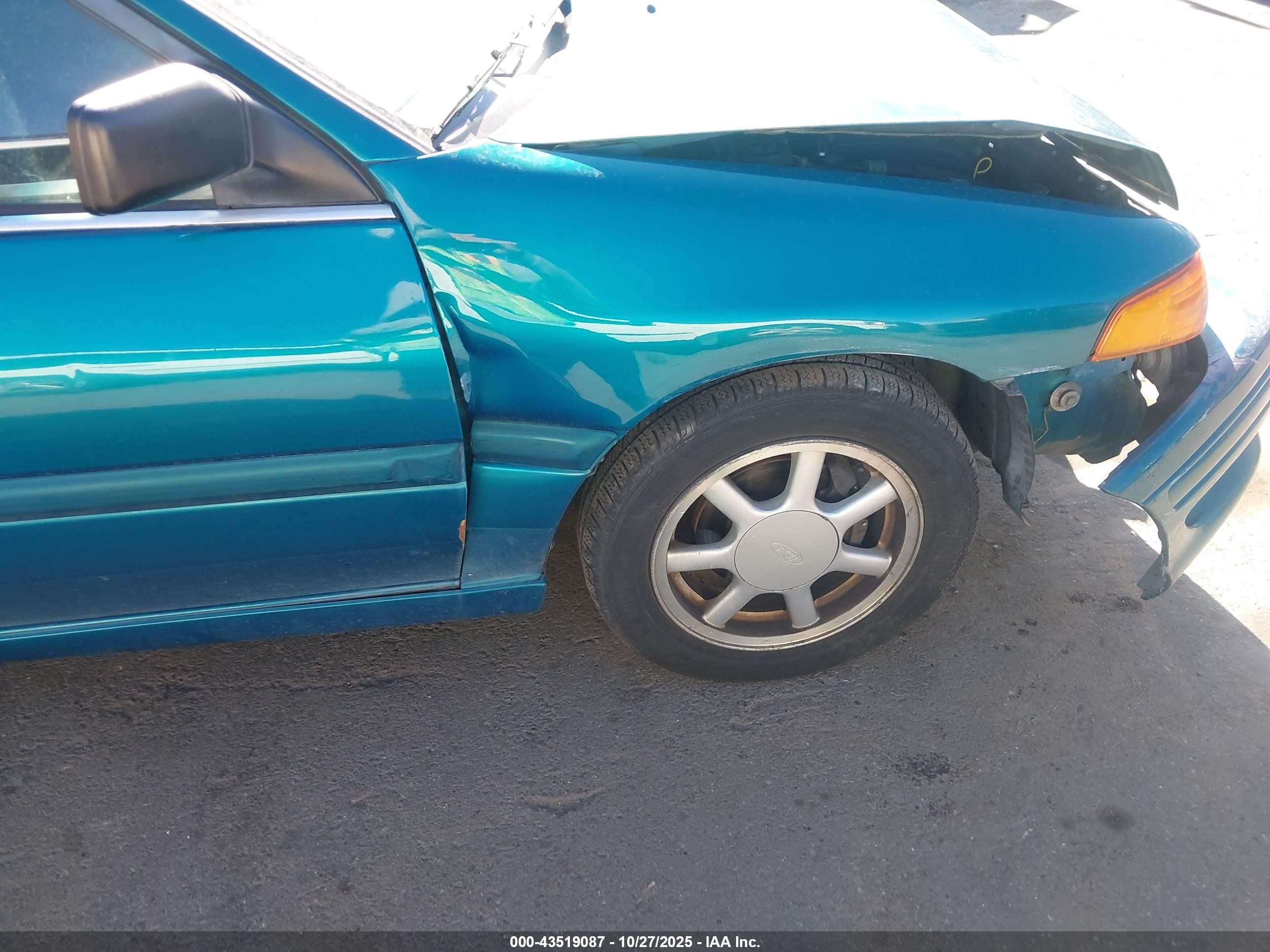 1995 Ford Escort Gt Red vin: 1FASP1286SW307143
