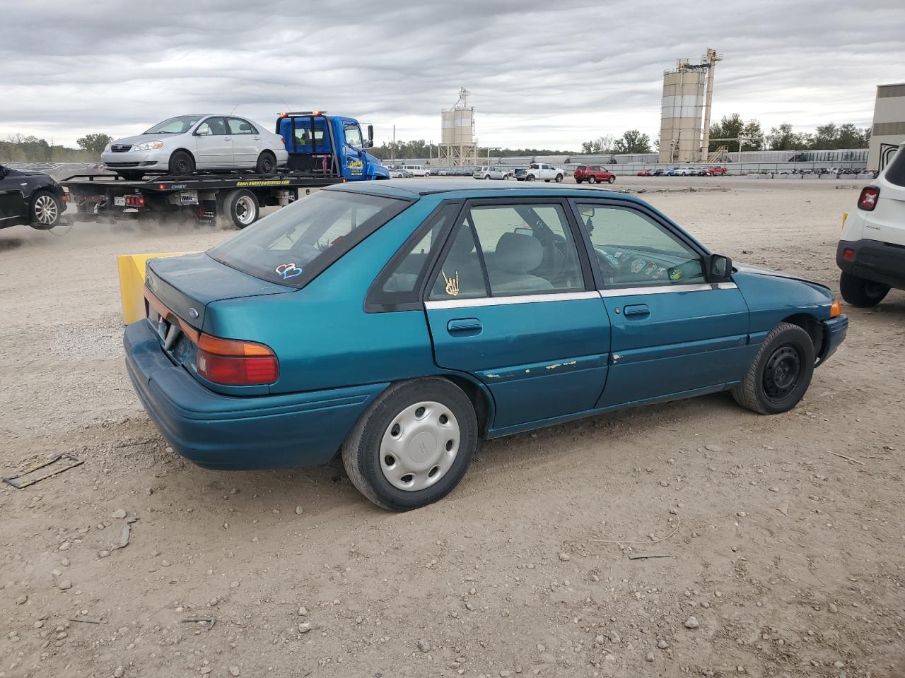 1995 Ford Escort Lx Green vin: 1FASP14J0SW295927