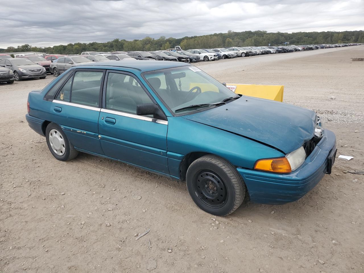 1995 Ford Escort Lx Green vin: 1FASP14J0SW295927