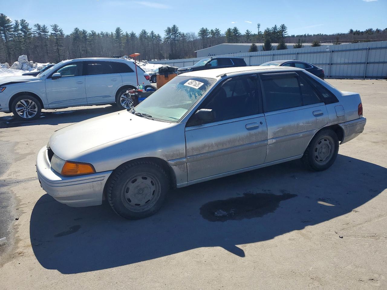 1995 Ford Escort Lx Silver vin: 1FASP14J5SW199792