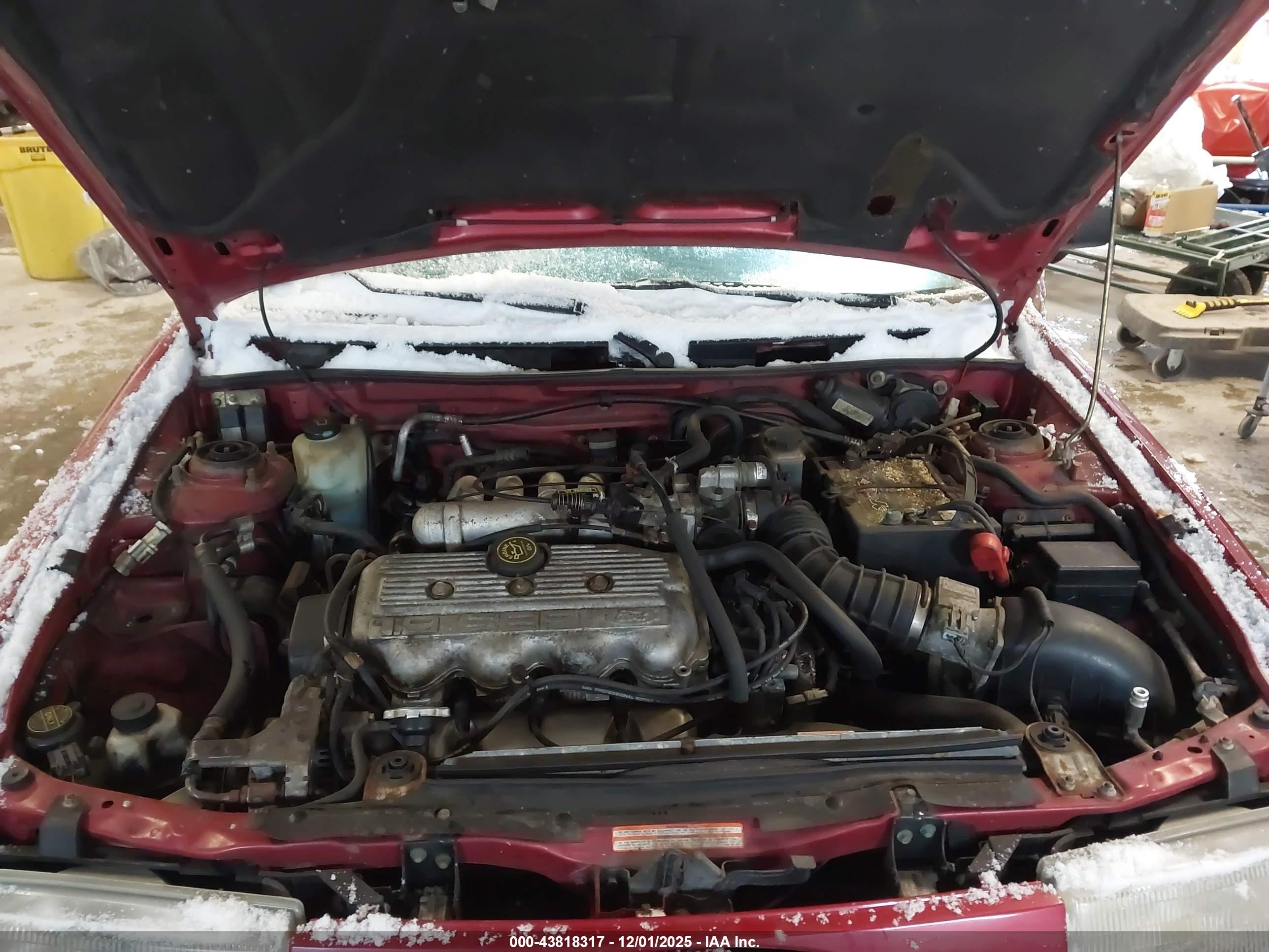 1995 Ford Escort Lx/sport Red vin: 1FASP14J6SW192303
