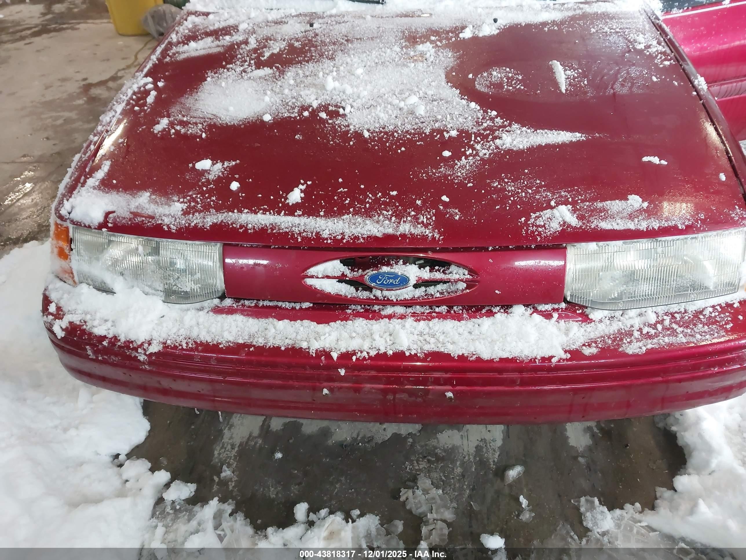 1995 Ford Escort Lx/sport Red vin: 1FASP14J6SW192303