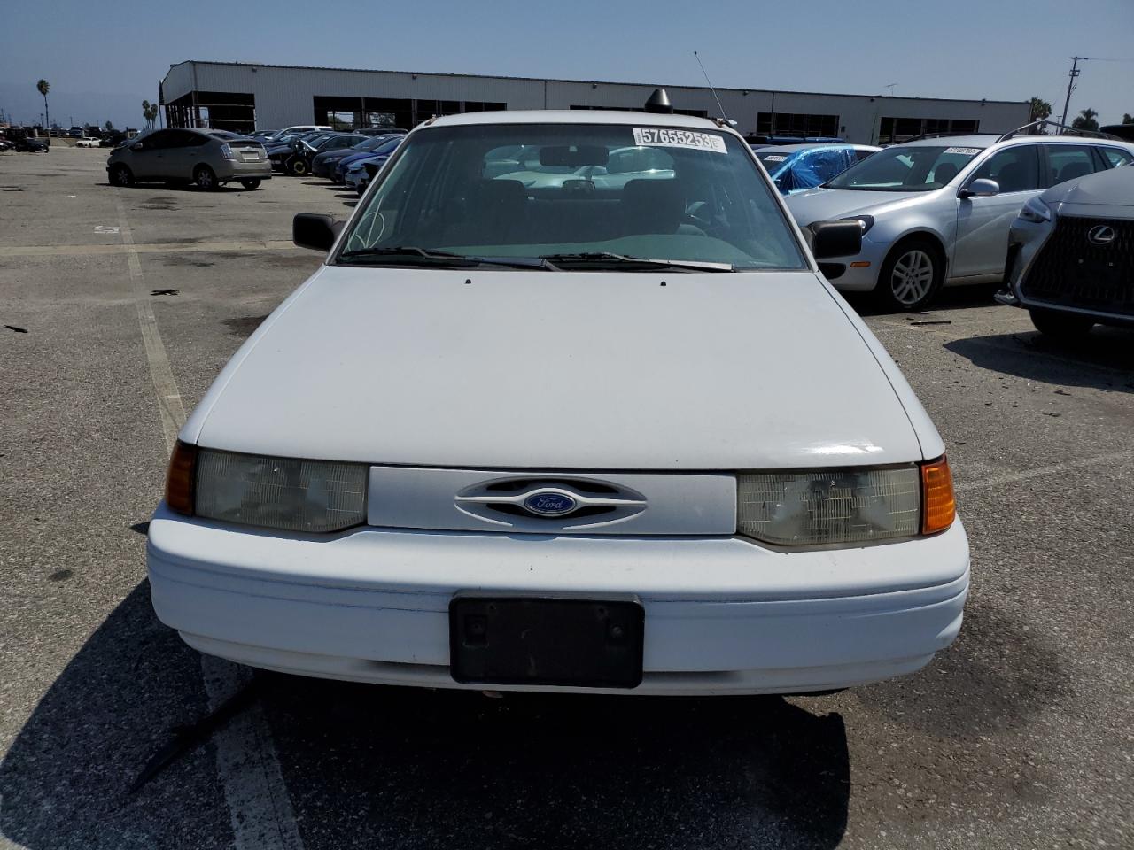 1995 Ford Escort Lx White vin: 1FASP14J6SW253312