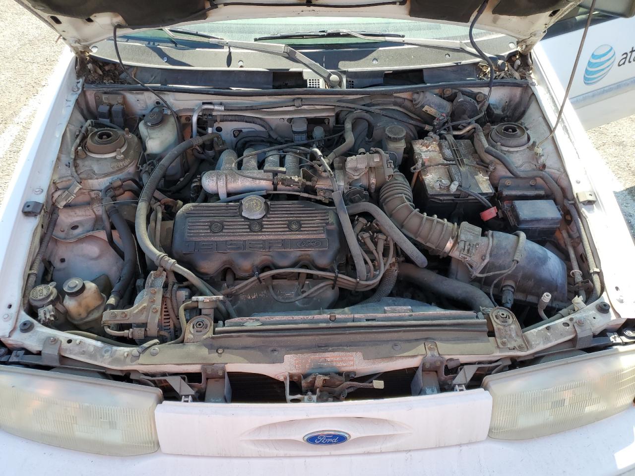 1995 Ford Escort Lx White vin: 1FASP14J6SW253312