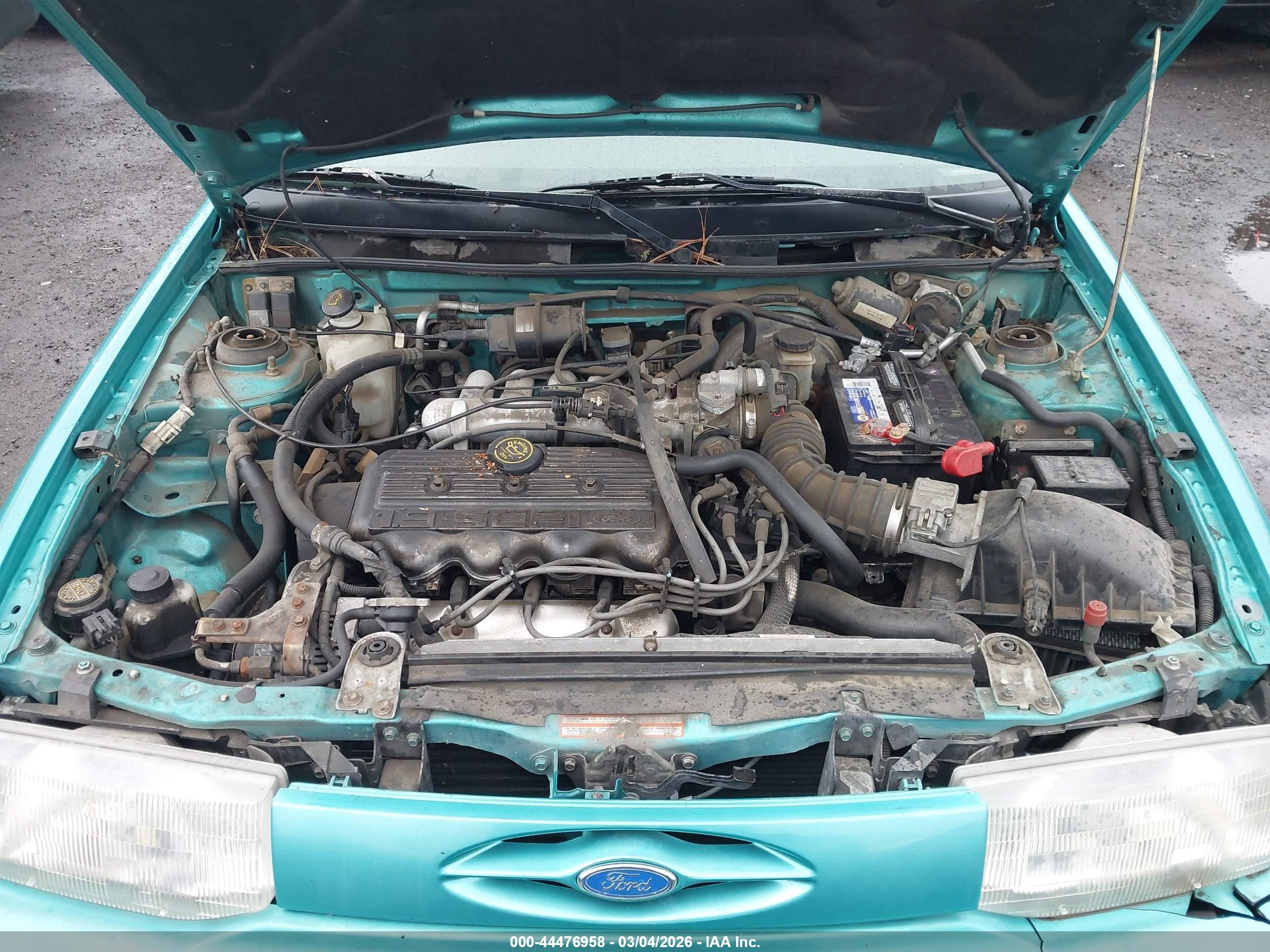 1995 Ford Escort Lx/sport Teal vin: 1FASP14J9SW304804