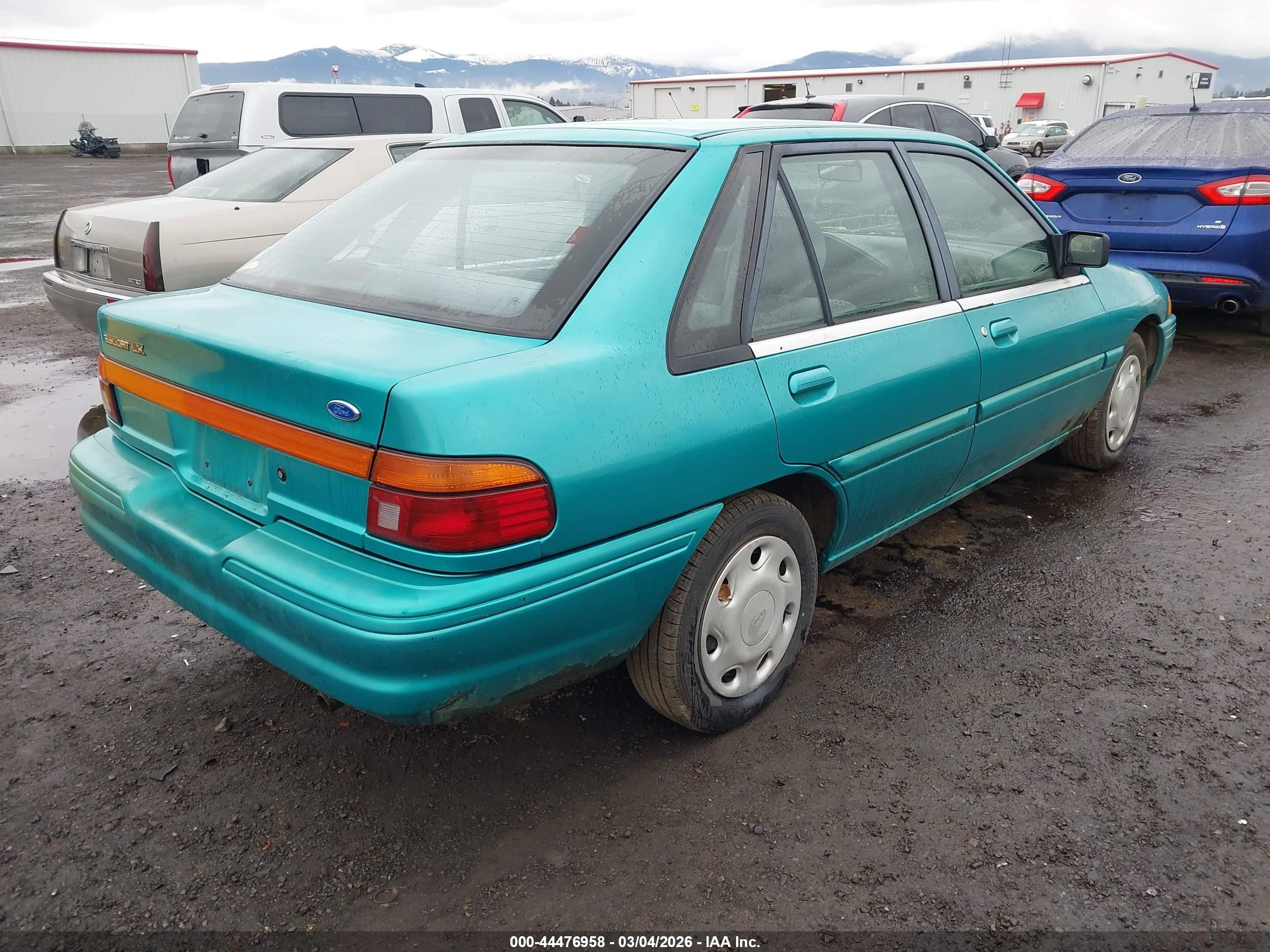 1995 Ford Escort Lx/sport Teal vin: 1FASP14J9SW304804