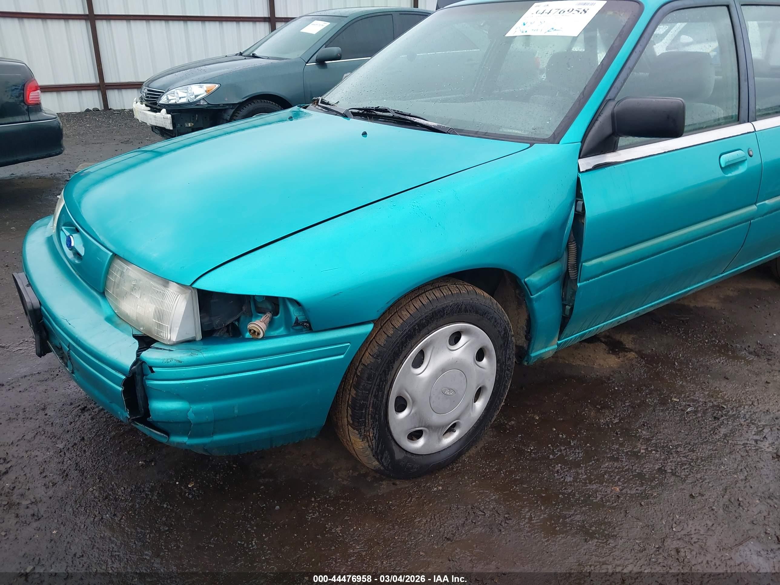 1995 Ford Escort Lx/sport Teal vin: 1FASP14J9SW304804