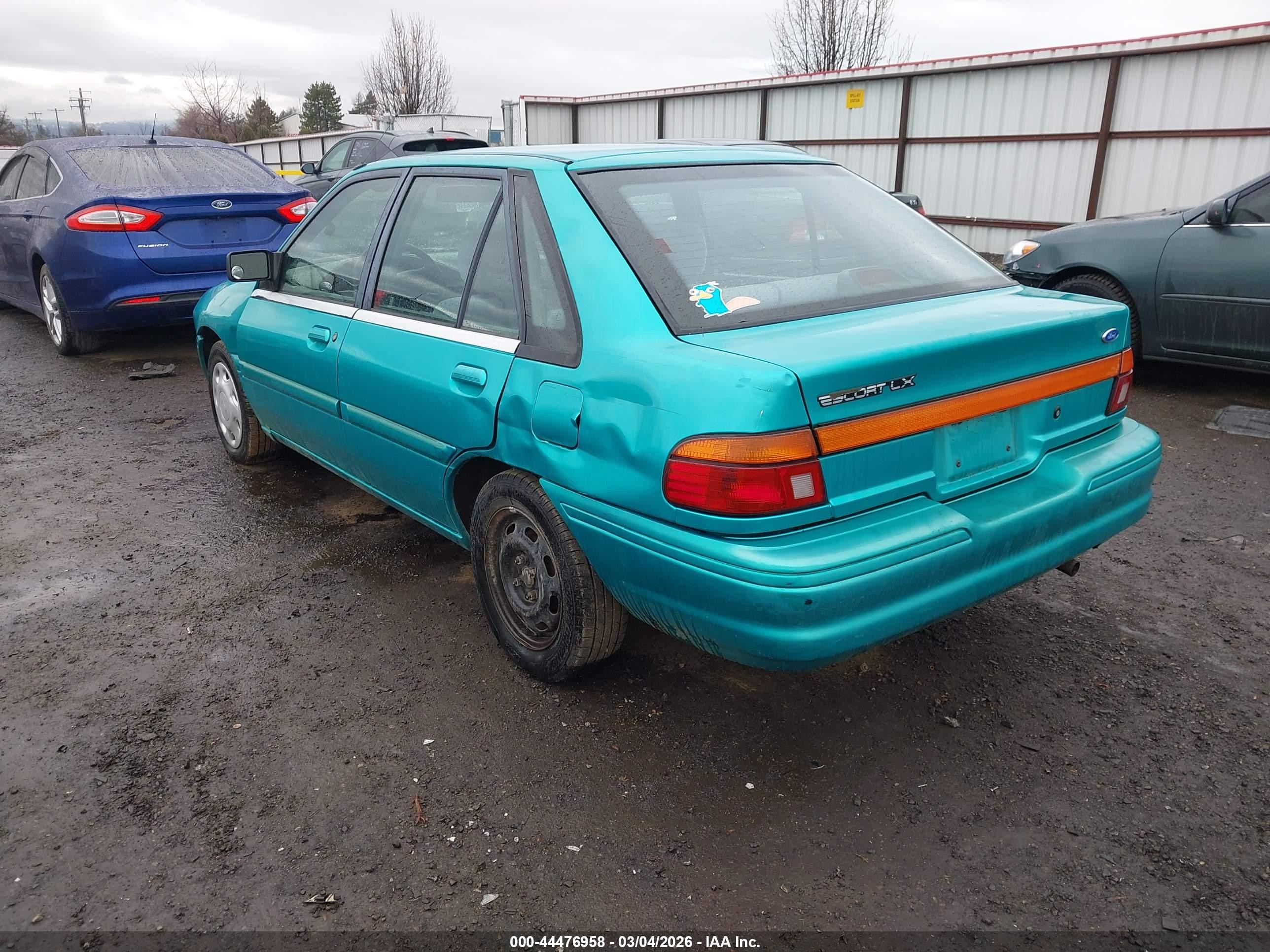 1995 Ford Escort Lx/sport Teal vin: 1FASP14J9SW304804