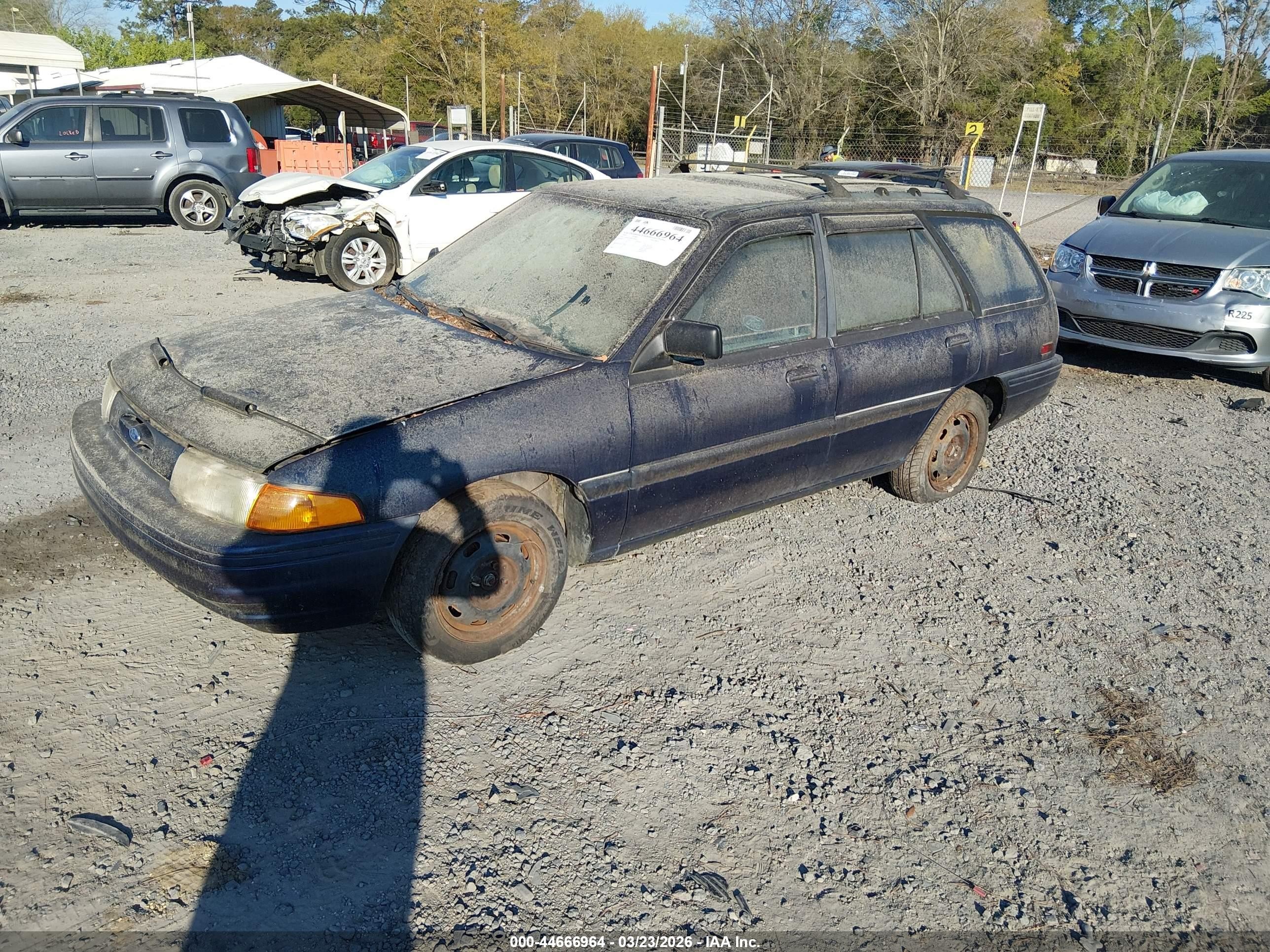 1995 Ford Escort Lx/sport Blue vin: 1FASP15J8SW390878