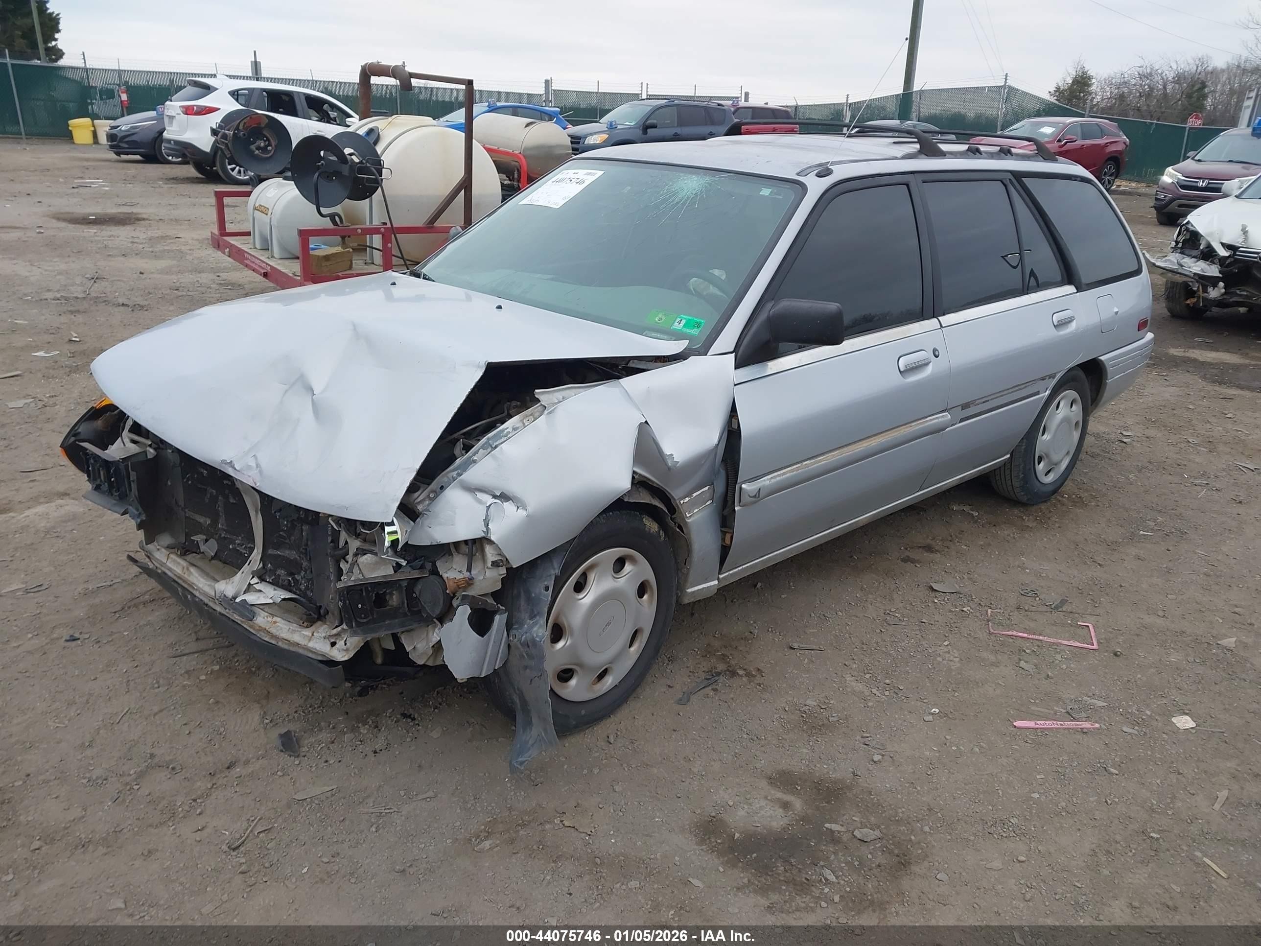 1995 Ford Escort Lx/sport Gray vin: 1FASP15J9SW221873