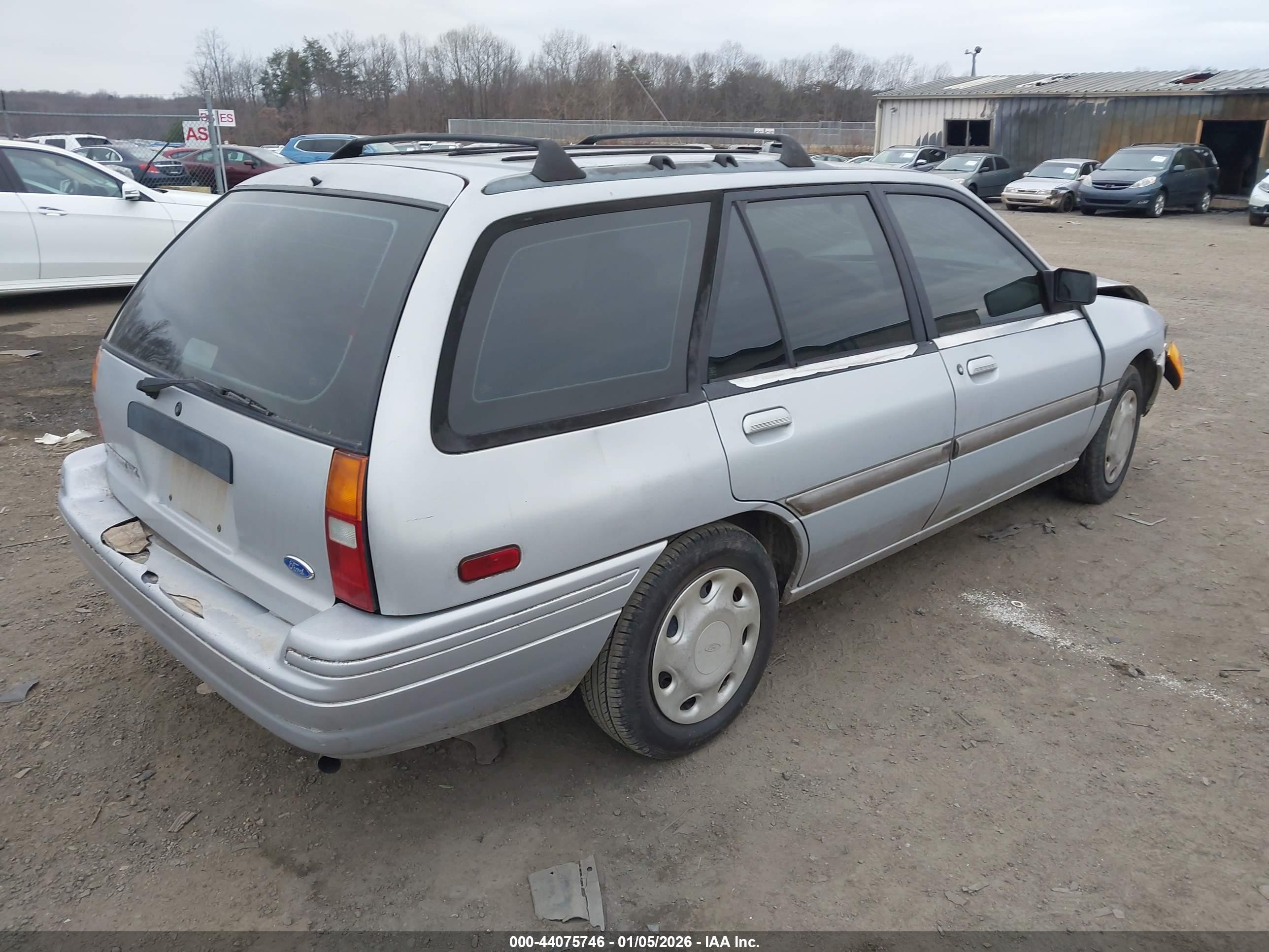 1995 Ford Escort Lx/sport Gray vin: 1FASP15J9SW221873