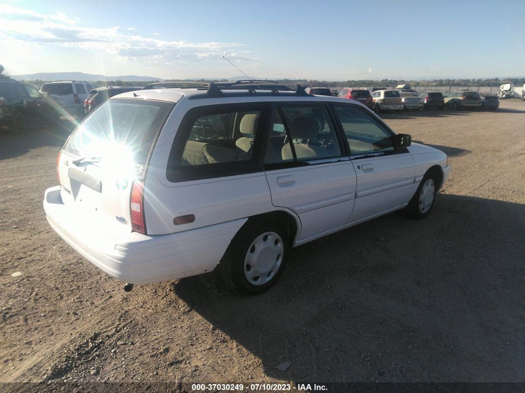 1996 Ford Escort Lx White vin: 1FASP15J9TW102139
