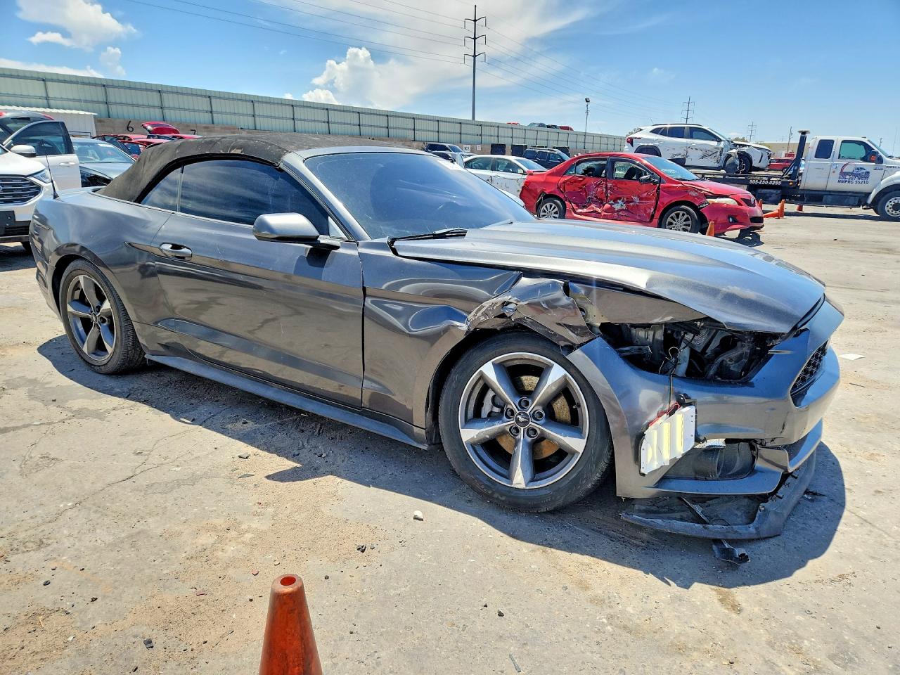 2015 Ford Mustang Серый vin: 1FATP8EM1F5427403