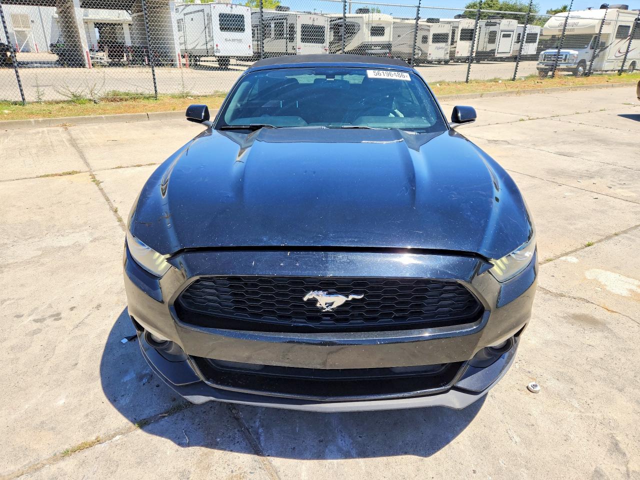 2015 Ford Mustang Black vin: 1FATP8EM2F5352114