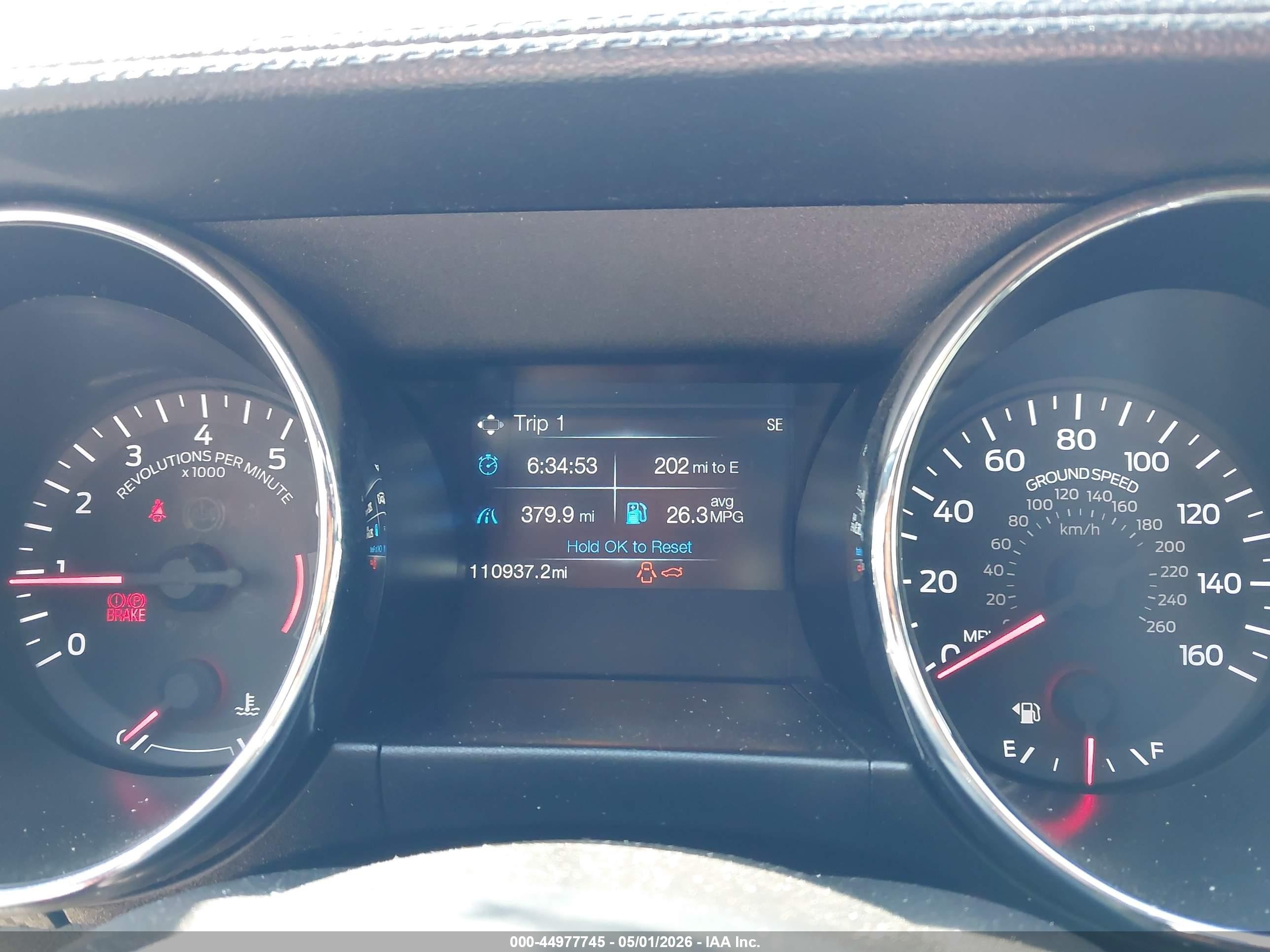 2015 Ford Mustang V6 Gray vin: 1FATP8EM3F5338450