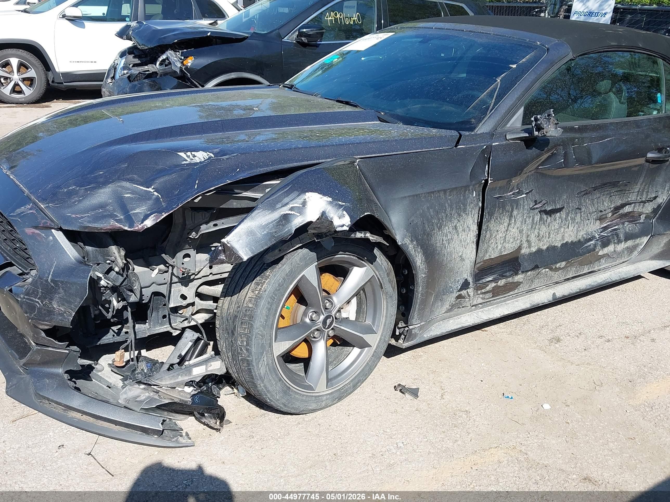 2015 Ford Mustang V6 Gray vin: 1FATP8EM3F5338450