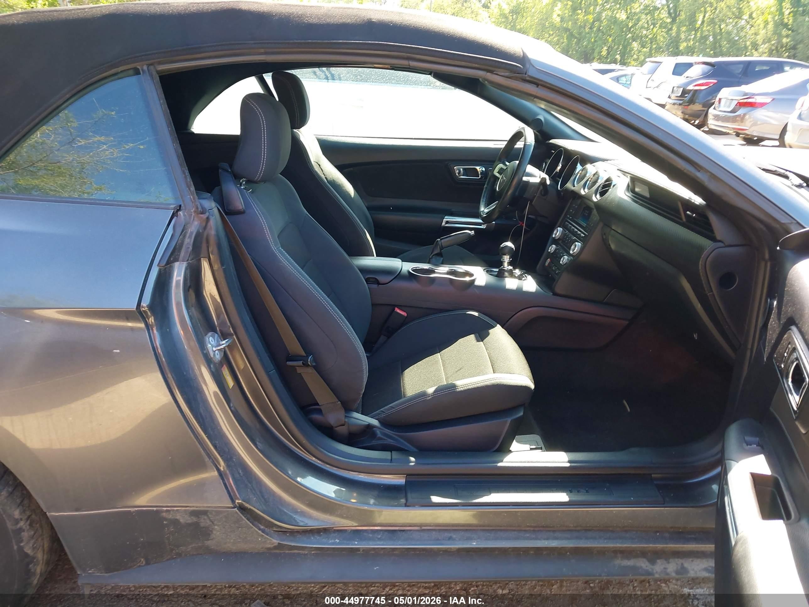 2015 Ford Mustang V6 Gray vin: 1FATP8EM3F5338450