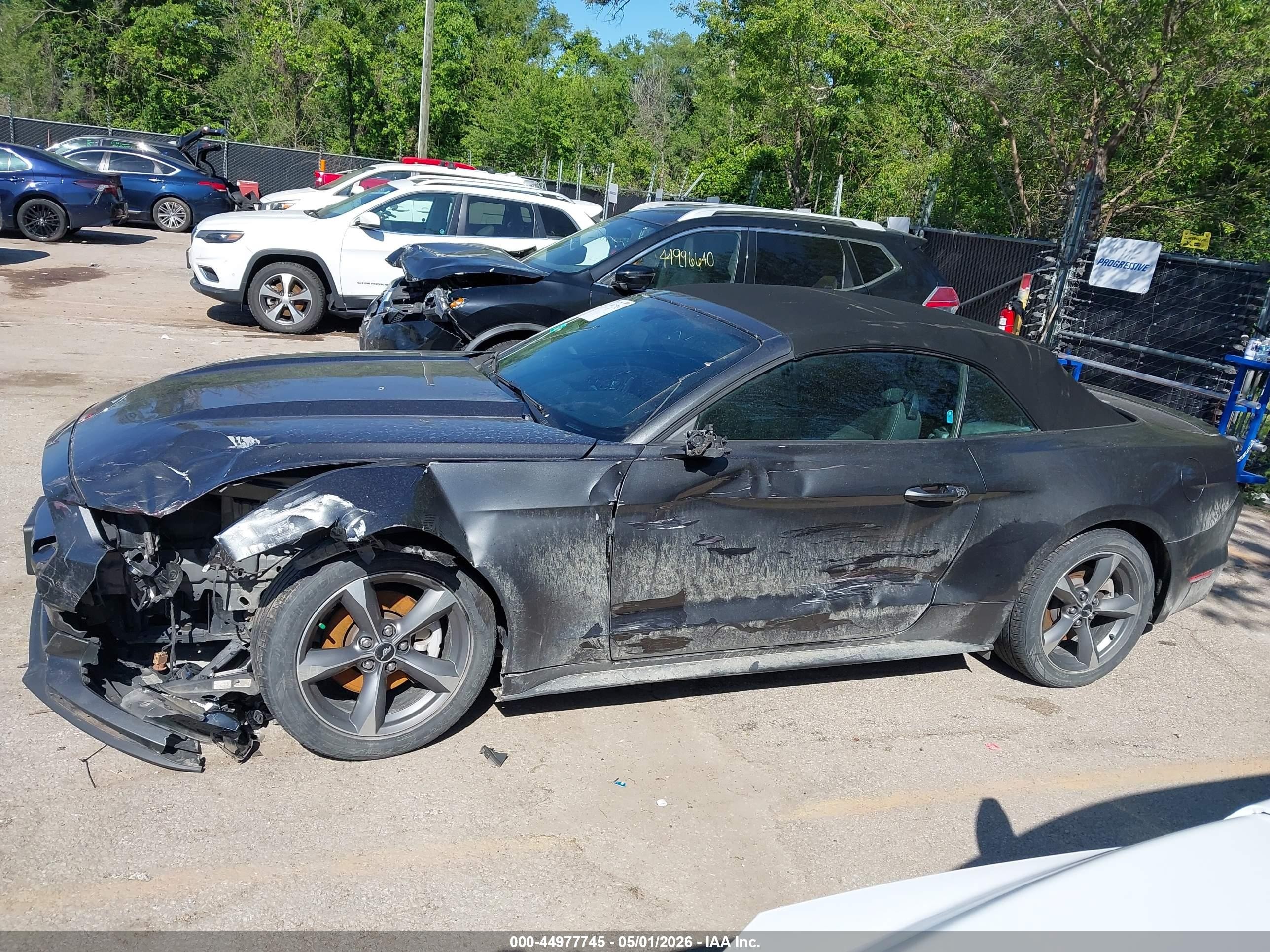 2015 Ford Mustang V6 Gray vin: 1FATP8EM3F5338450