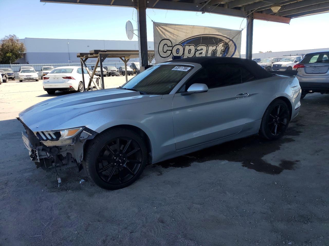 2015 Ford Mustang Silver vin: 1FATP8EM3F5359895