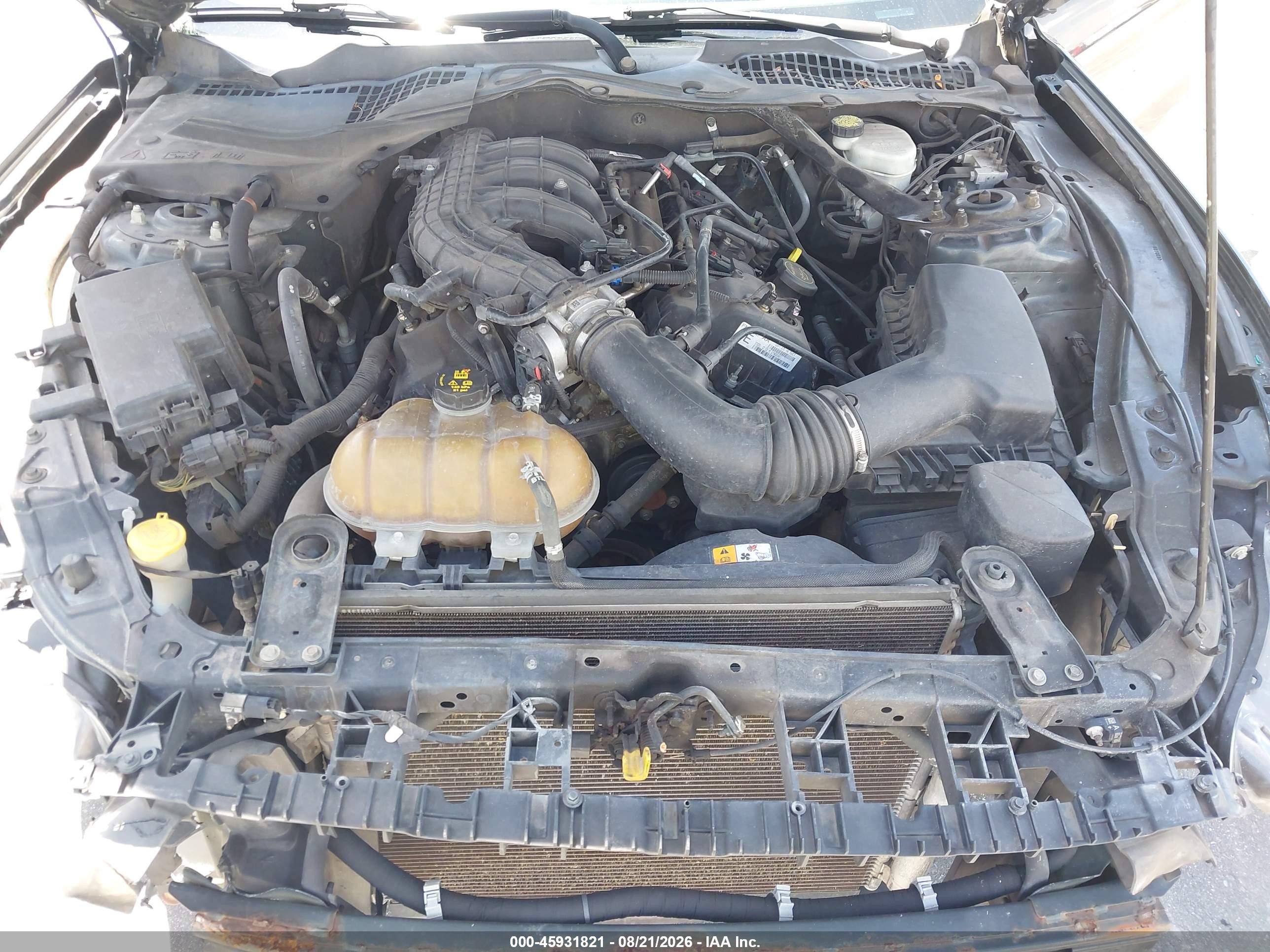 2015 Ford Mustang V6 Gray vin: 1FATP8EM4F5386829
