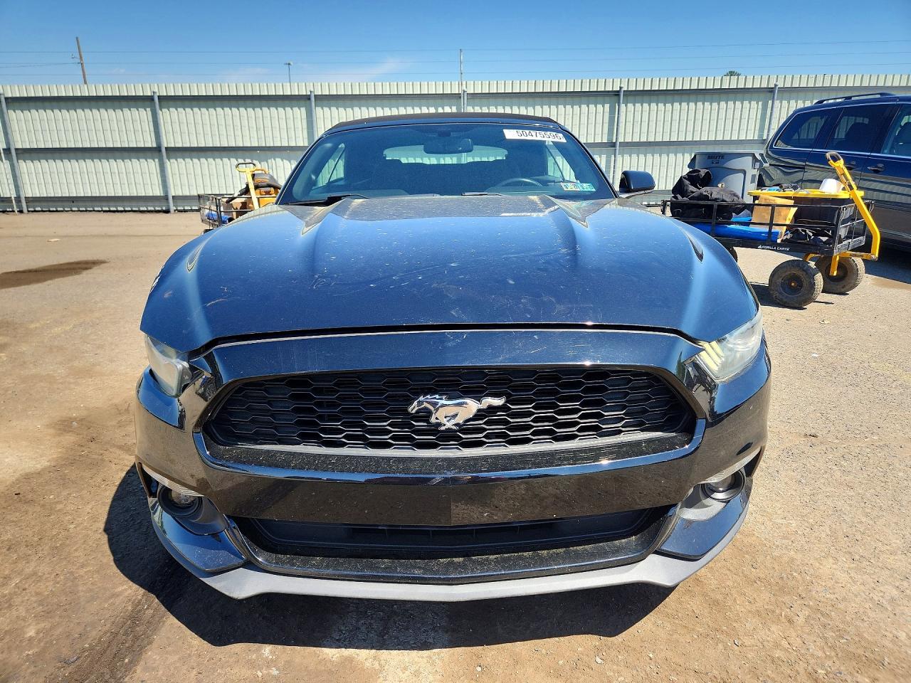 2015 Ford Mustang Black vin: 1FATP8EM5F5326851