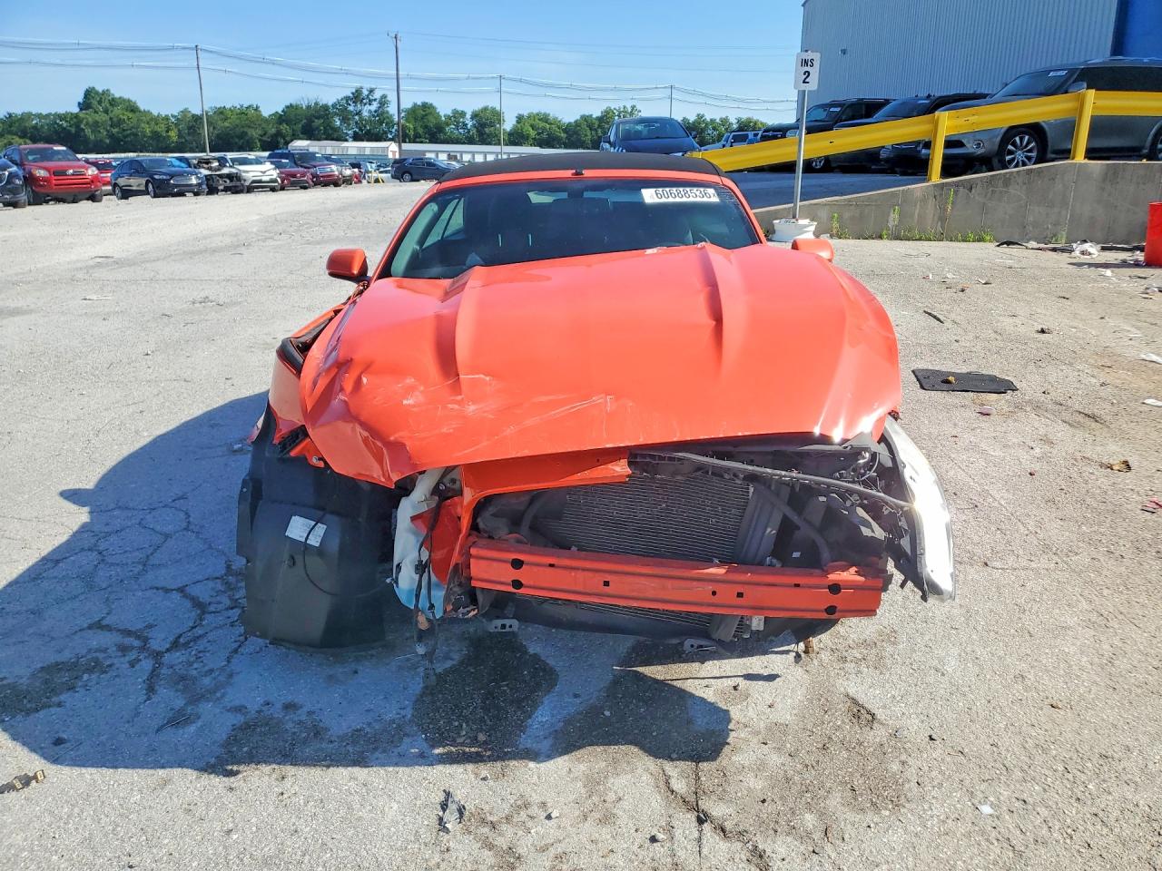 2015 Ford Mustang Orange vin: 1FATP8EM5F5390520