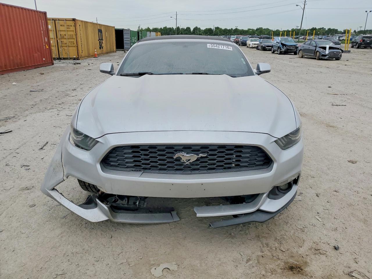 2015 Ford Mustang Silver vin: 1FATP8EM5F5392736
