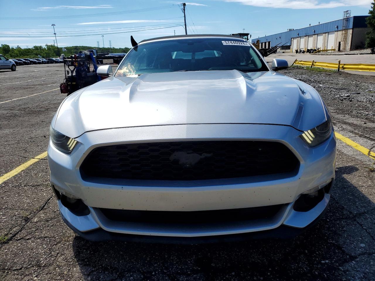 2015 Ford Mustang Silver vin: 1FATP8EM6F5330536