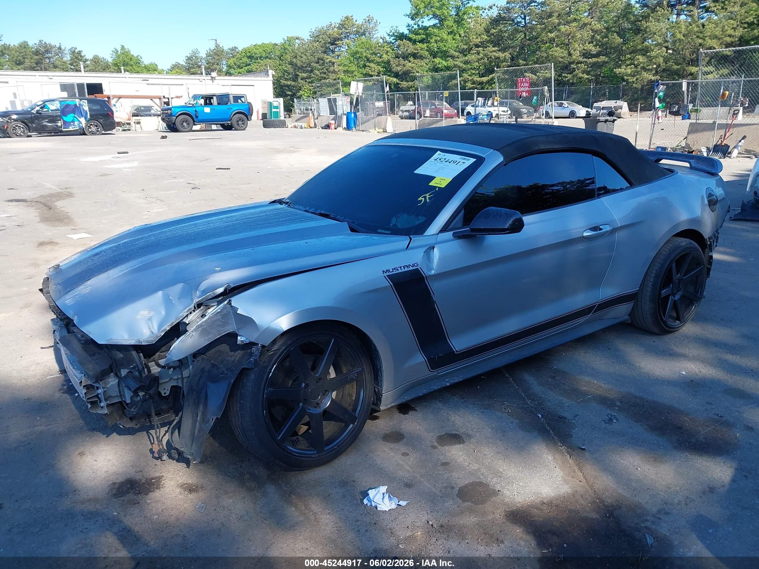 2015 Ford Mustang V6 Silver vin: 1FATP8EM6F5352486