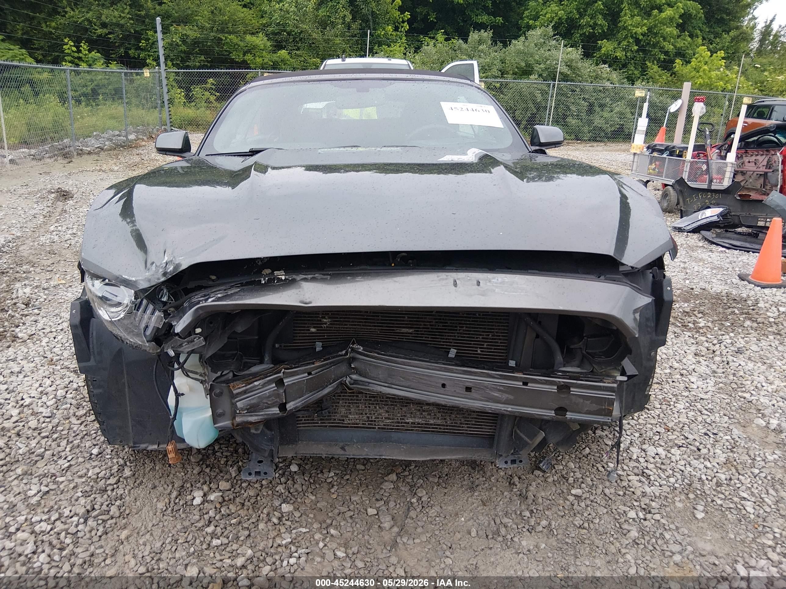 2015 Ford Mustang V6 Gray vin: 1FATP8EM7F5323563