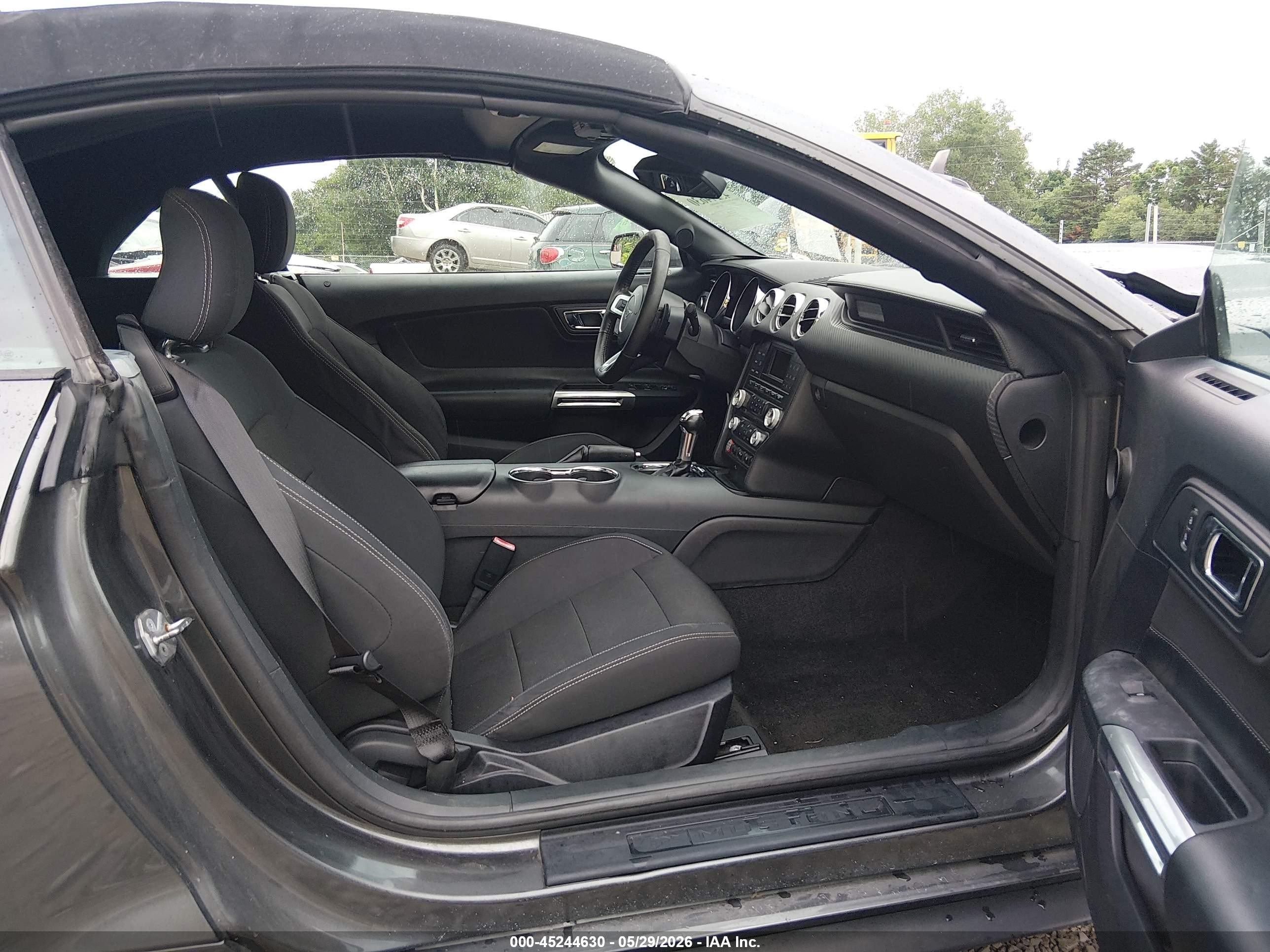 2015 Ford Mustang V6 Gray vin: 1FATP8EM7F5323563