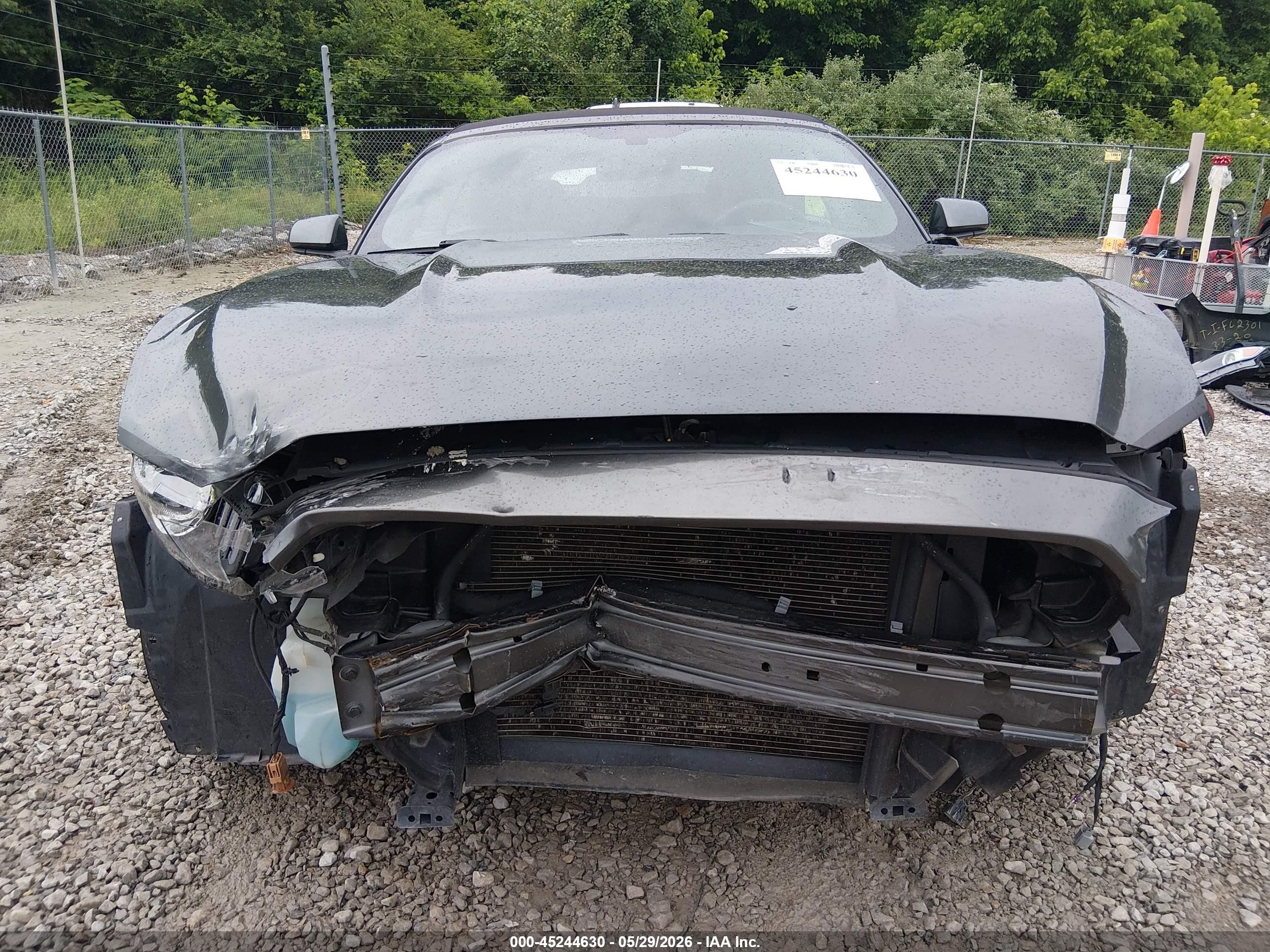 2015 Ford Mustang V6 Gray vin: 1FATP8EM7F5323563