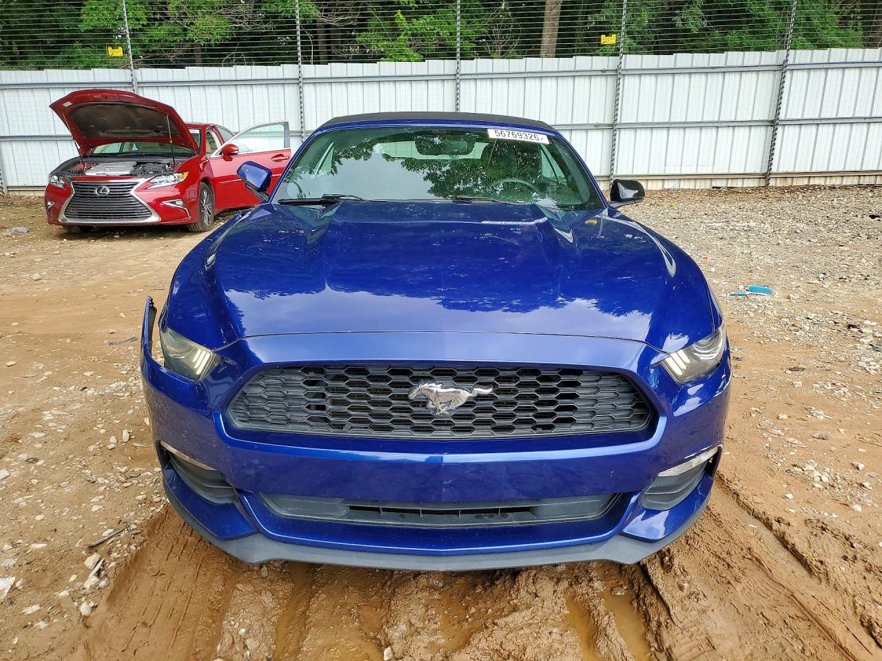 2015 Ford Mustang Blue vin: 1FATP8EM9F5371534