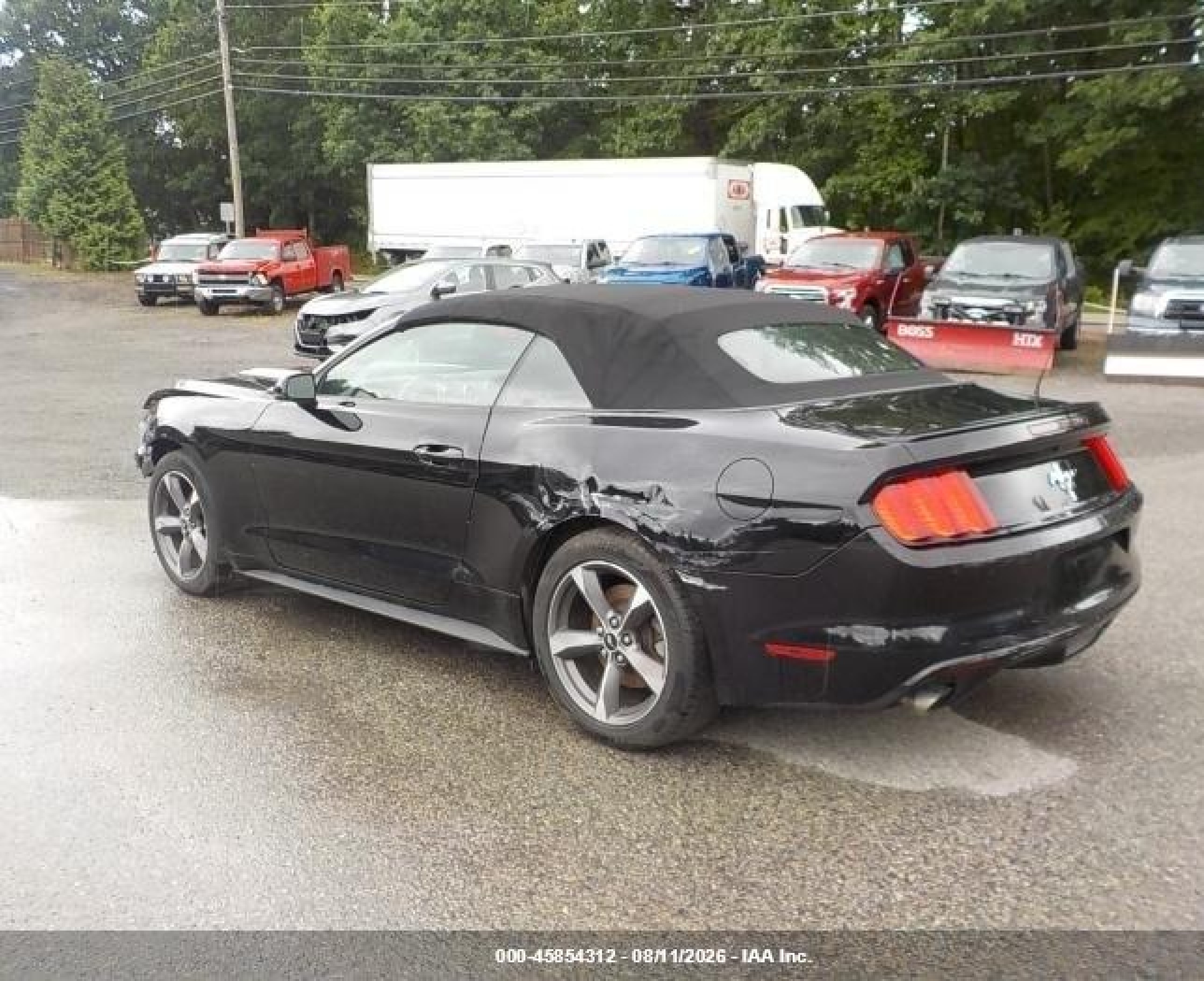 2015 Ford Mustang V6 Black vin: 1FATP8EM9F5377656